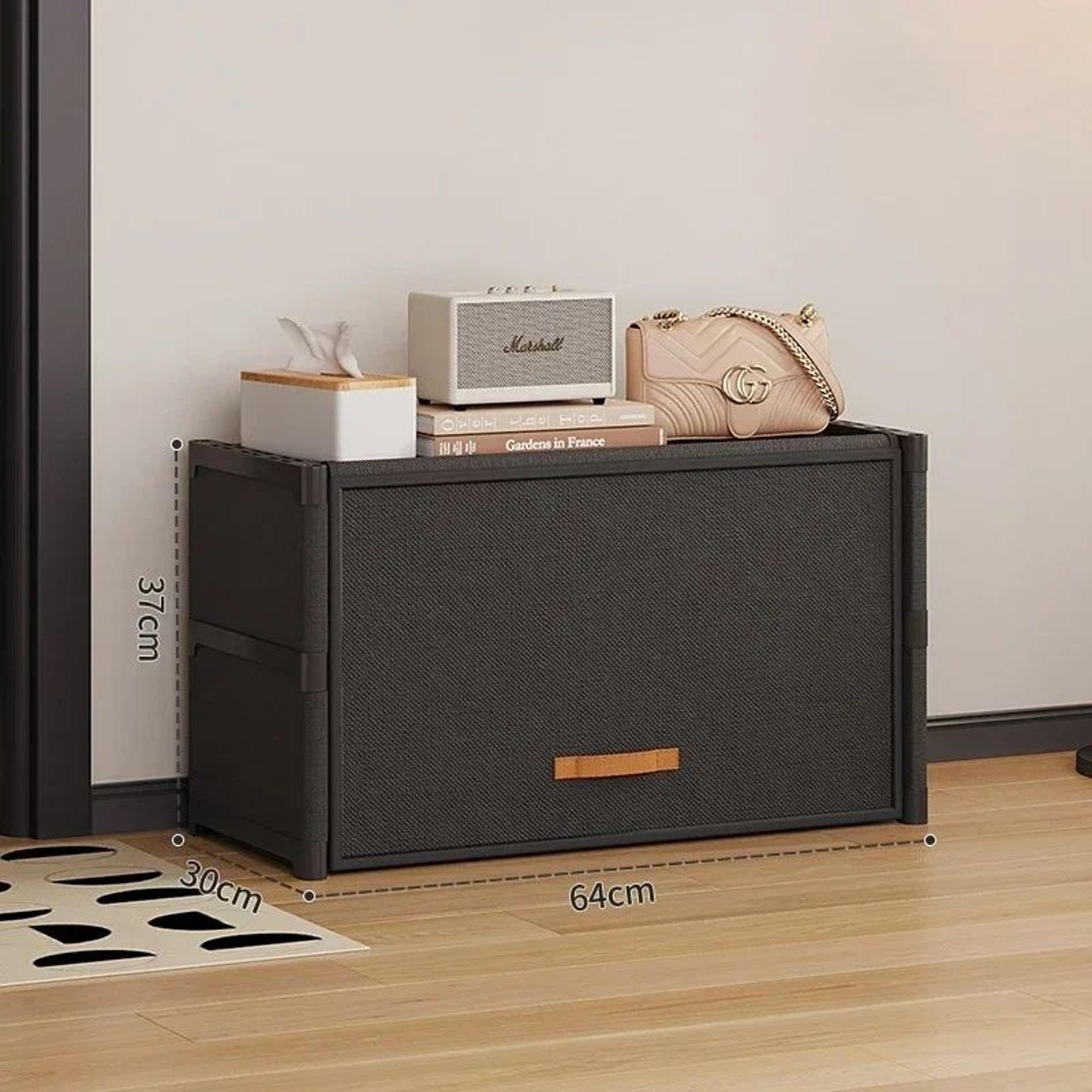 SpaceNest MultiLayer Shoe Rack Cabinet  SpaceSaving Entrance Shoe Organizer With Curtain Cover 6