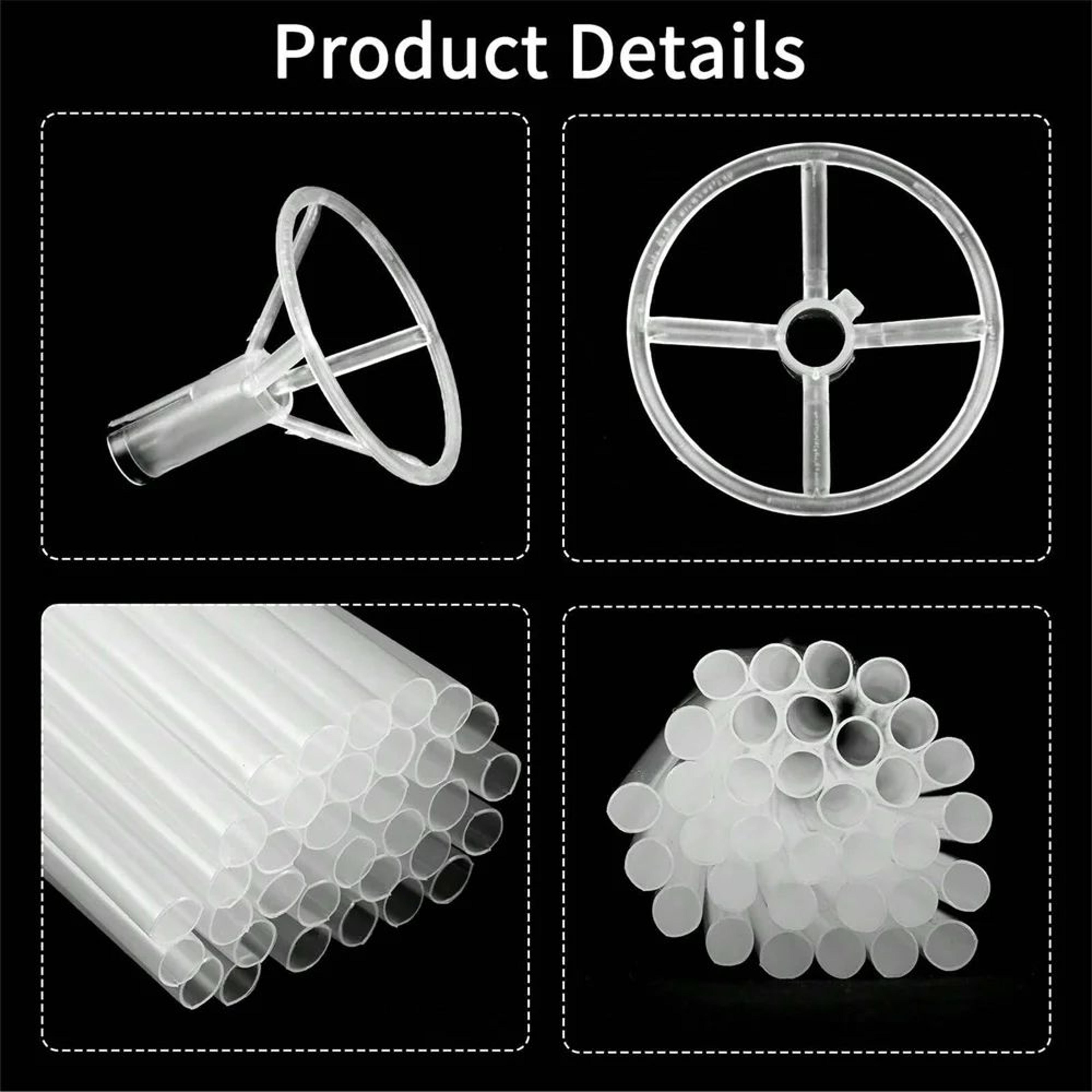 1575 In Clear BOBO Balloon Sticks With Cups  10pcs Long Transparent Balloon Holders For Birthday  G 2