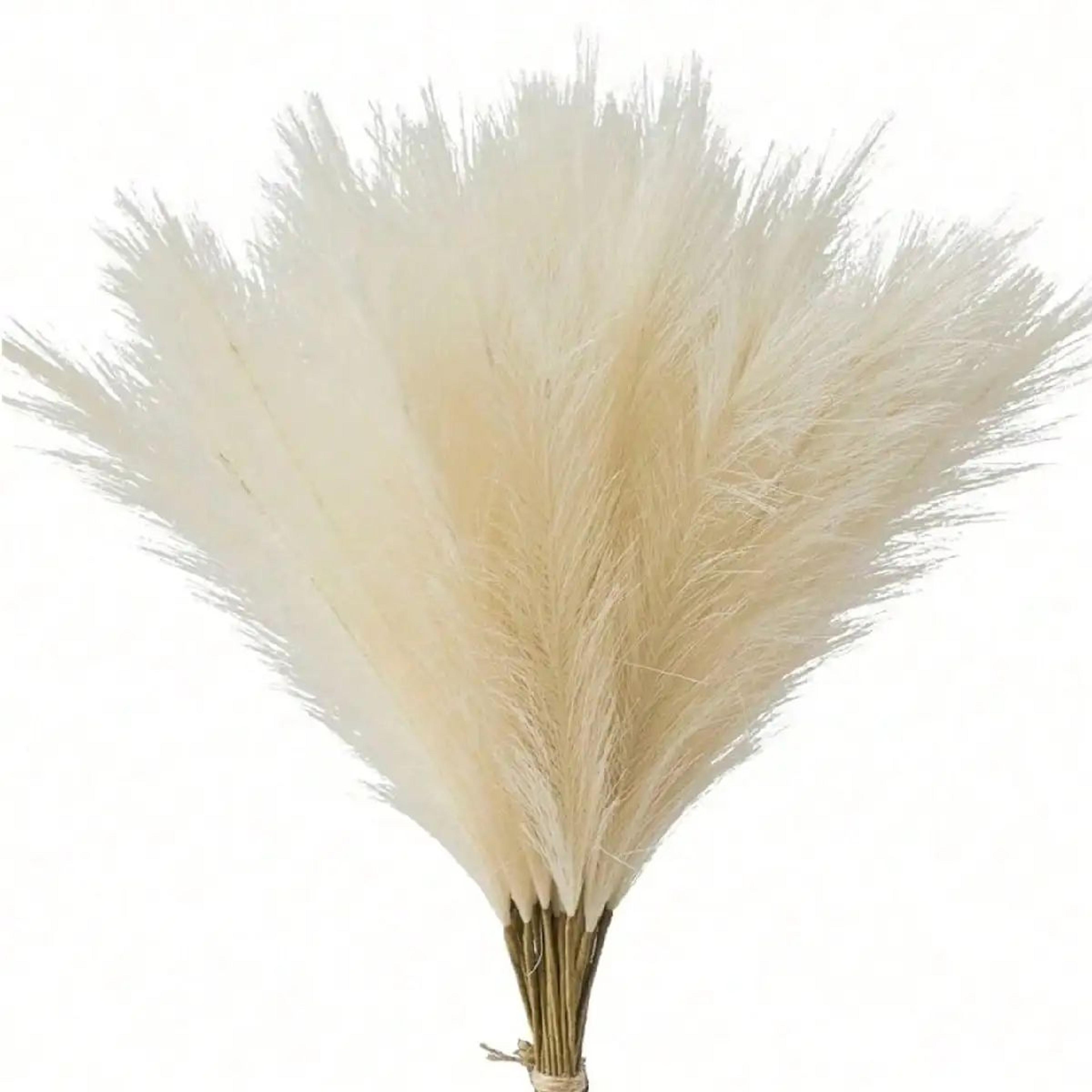 Red Artificial Reeds 2165 In  Tall Plush Faux Pampas Grass Branches For Wedding  Party Decor 6