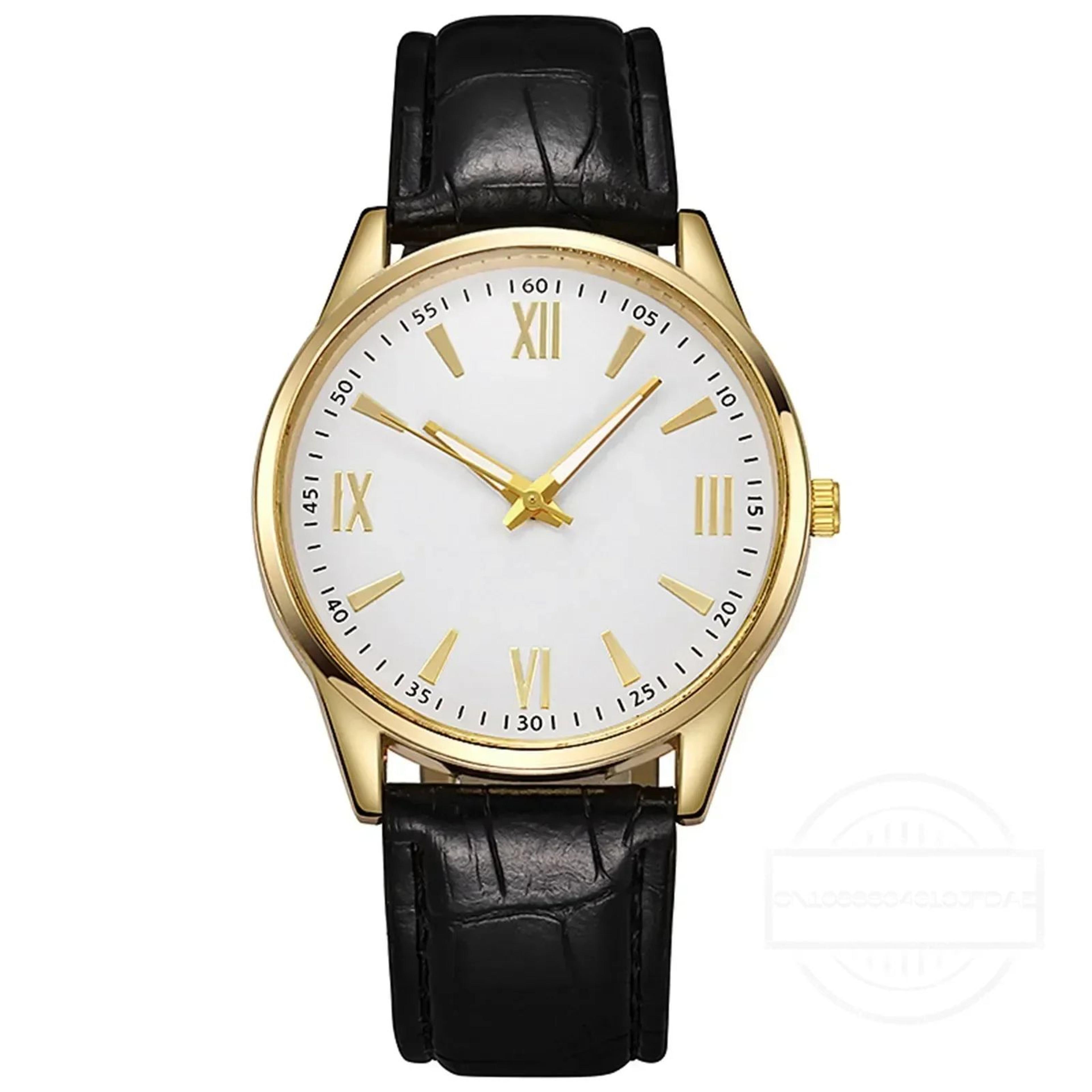 Luxury Minimalist Mens Quartz Watch  Ultra Thin 40mm Business Leather Band Wristwatch 9