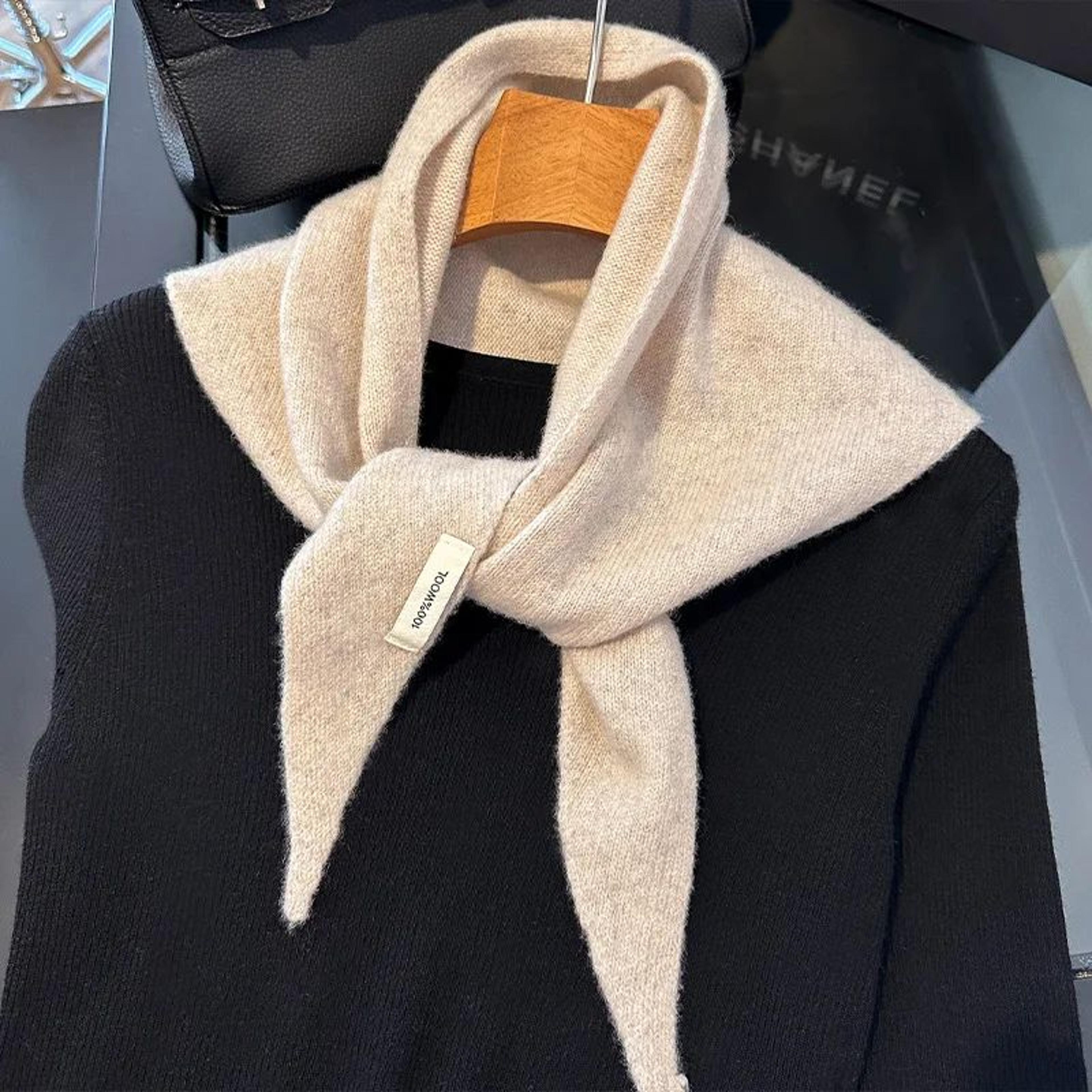 Luxury 100 Wool Winter Shawl For Women  Long Warm CashmereFeel Hijab  Pashmina Wrap 13