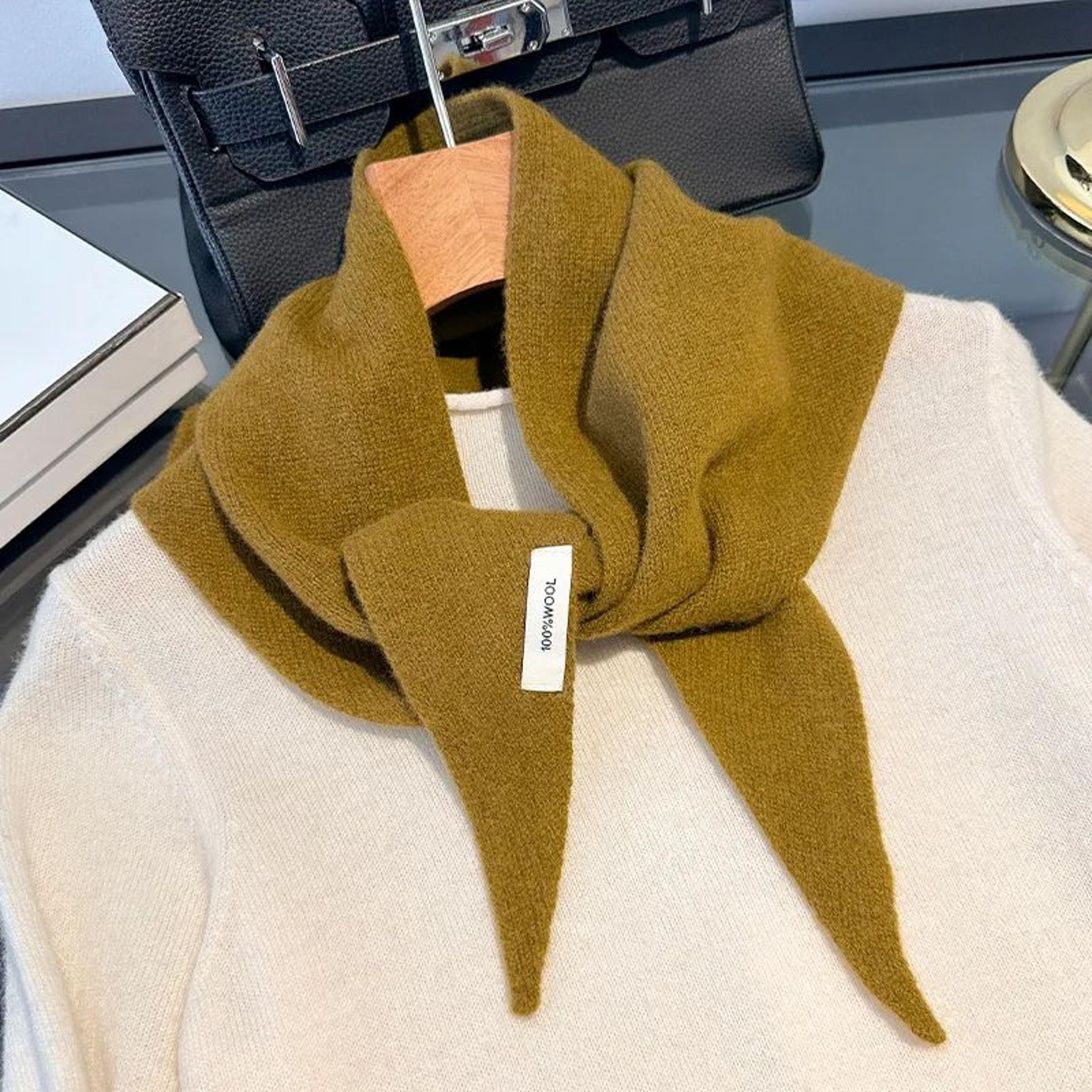 Luxury 100 Wool Winter Shawl For Women  Long Warm CashmereFeel Hijab  Pashmina Wrap 15