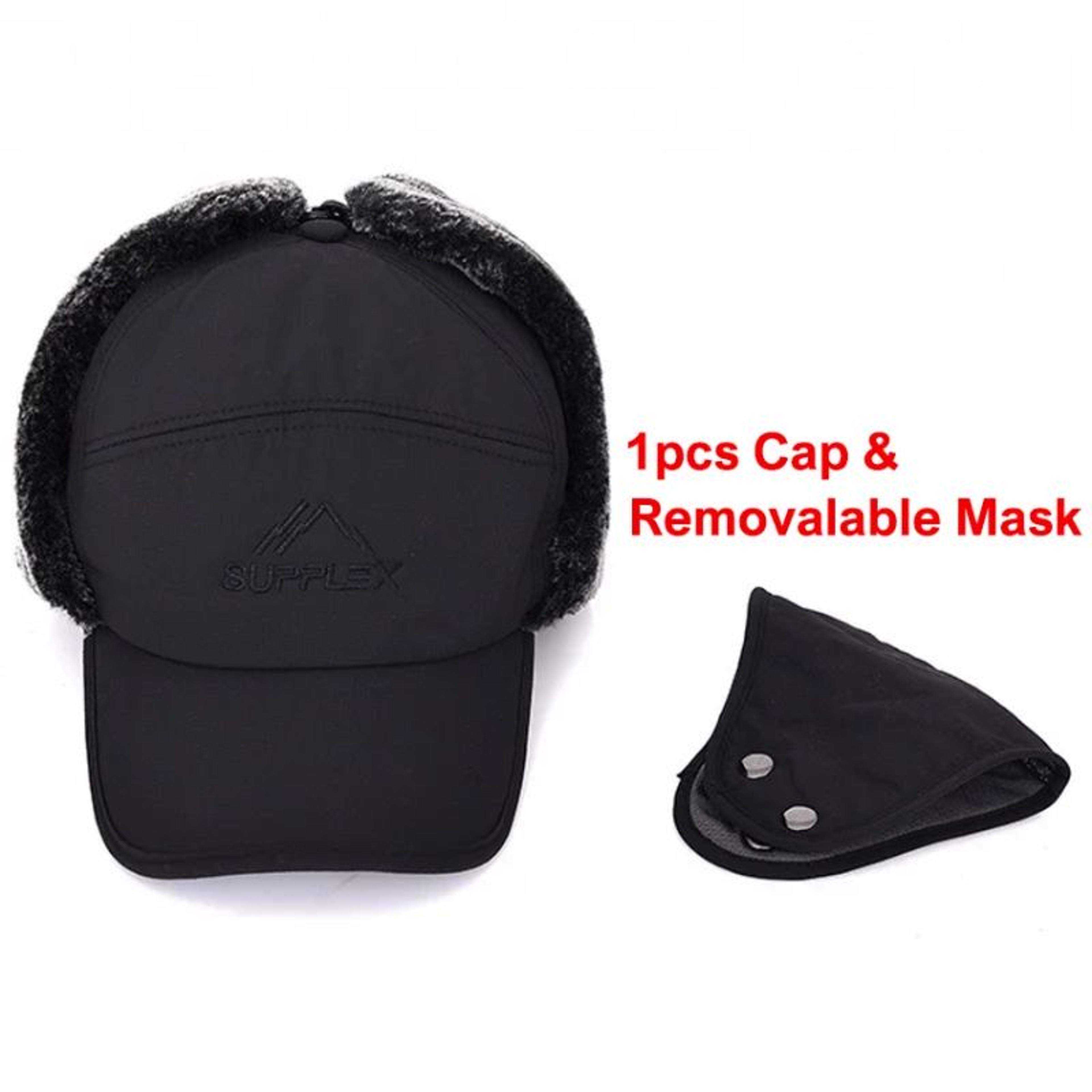 Thick Winter Faux Fur Bomber Hat With Ear Flaps  Thermal Trapper Cap For Men  Women 5
