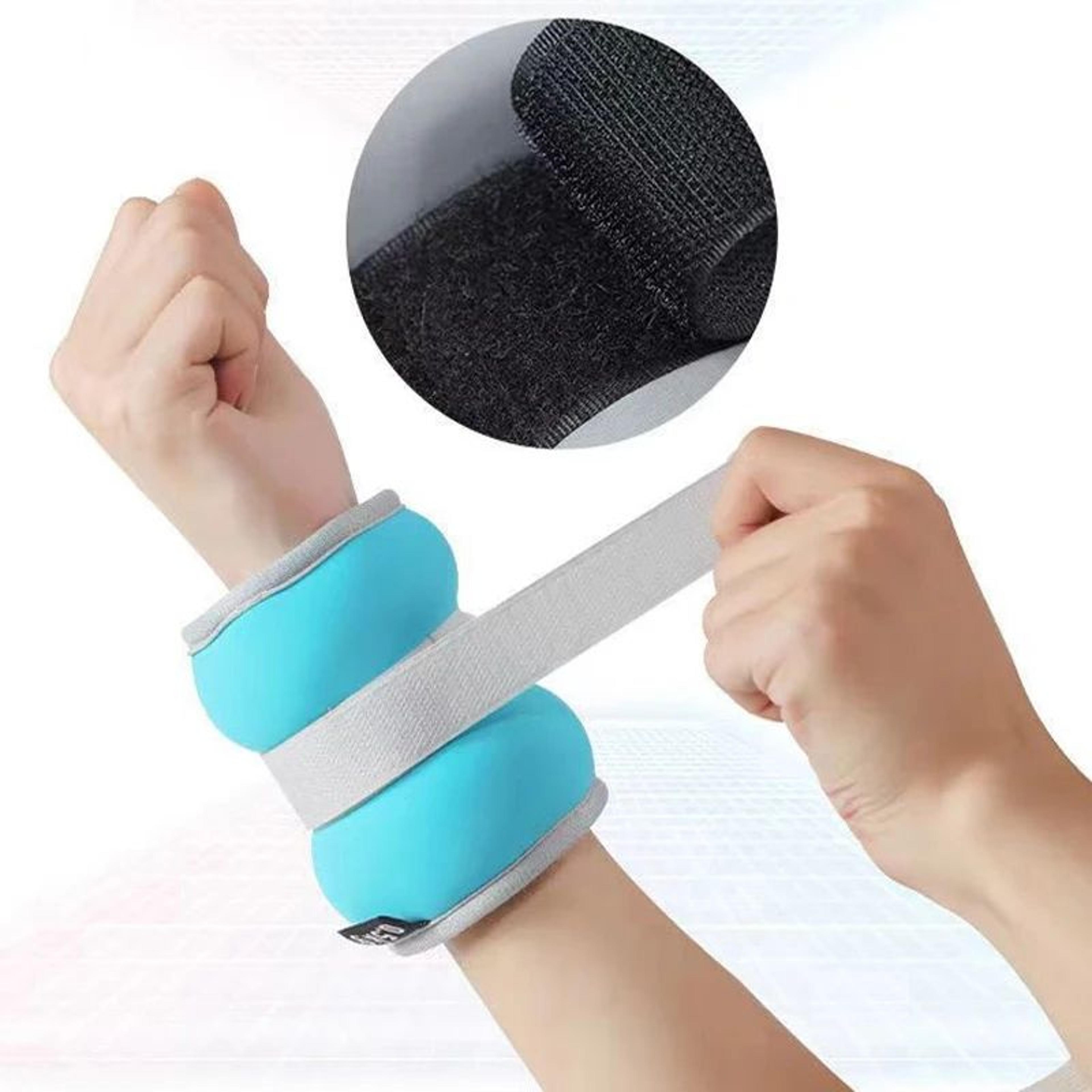 Adjustable Ankle Weights 055 Lb Pair  Portable Leg  Arm Strength Training Straps For Fitness  Physi 2