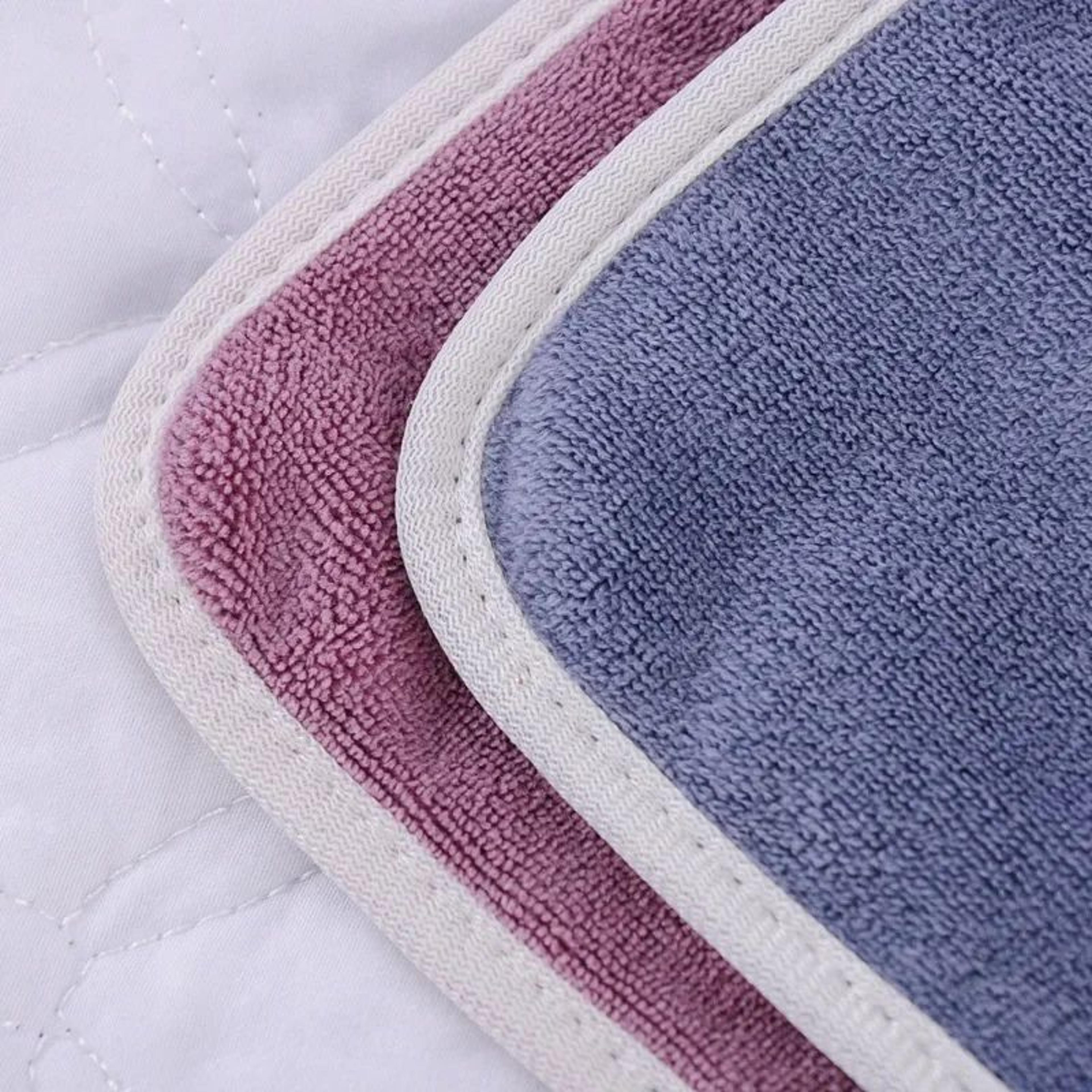 VelvaSpa Square Face Cradle Towel  Thickened Velvet SPA Massage Table Cover With Breath Hole 3