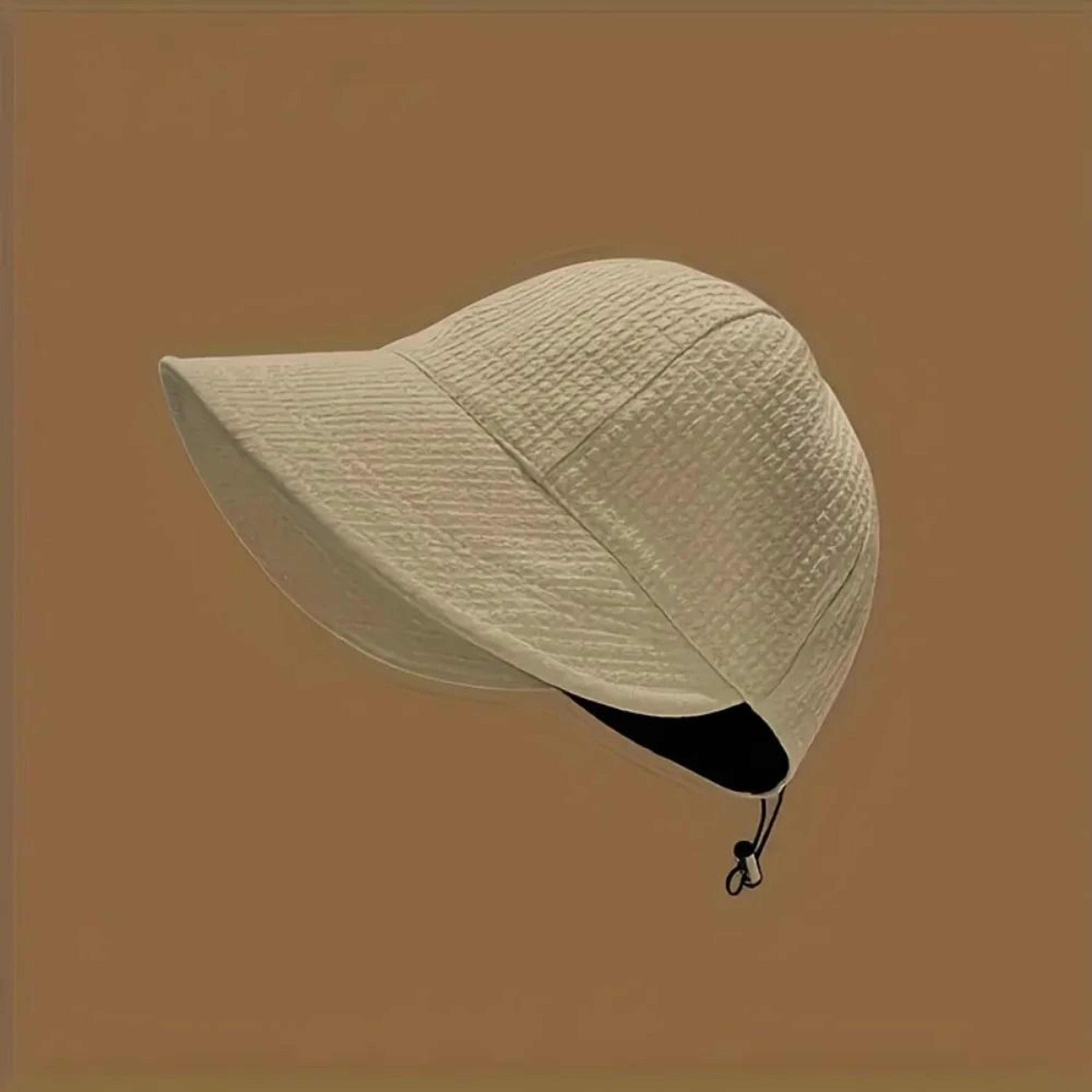 BreezeFit Womens Waffle Knit Drawstring Baseball Cap  Adjustable Summer Sun Protection Hat 6