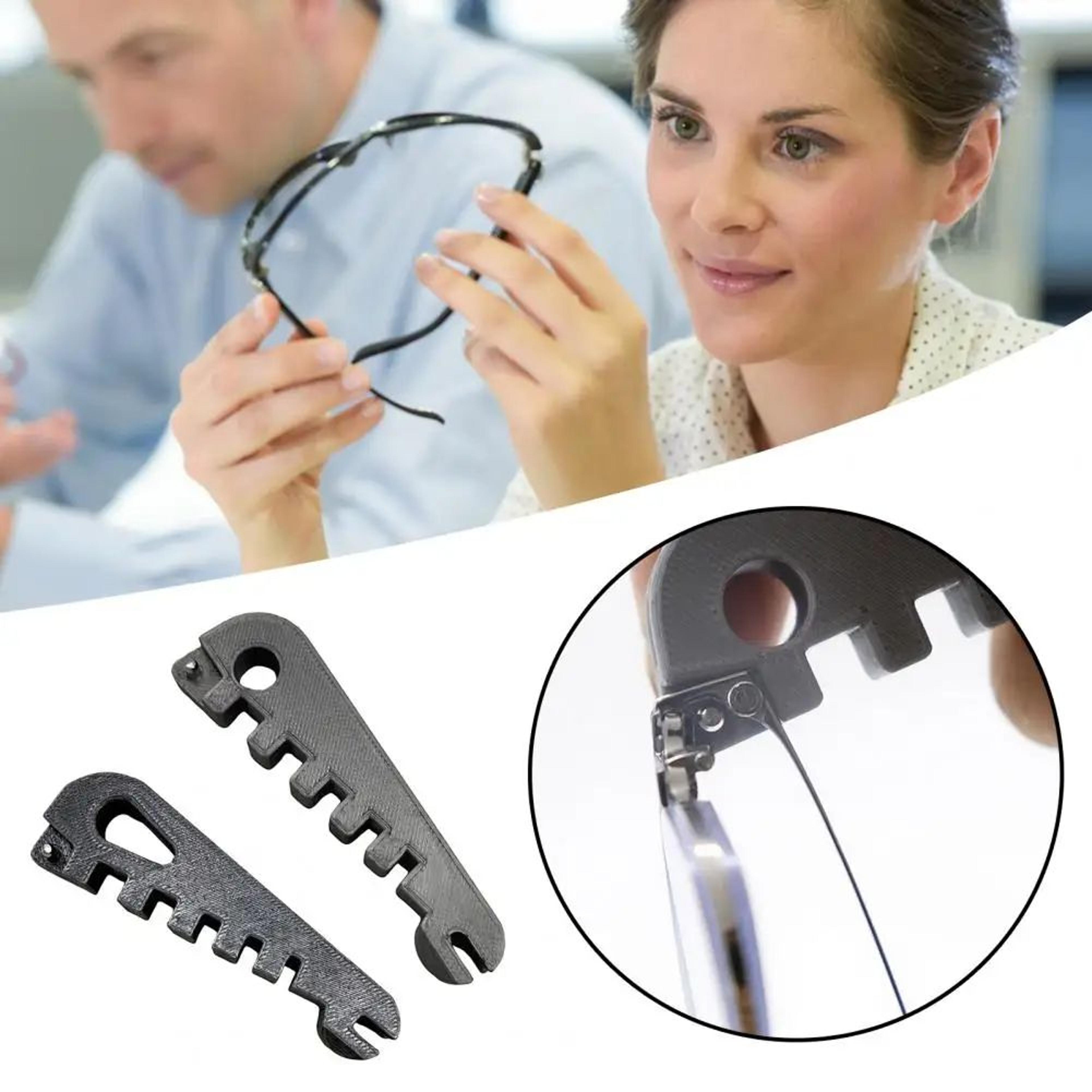 PrecisionGrip Eyeglass Frame Bending Tool  NonSlip Glasses Frame Adjuster For Temple  Nose Pad Alig 0