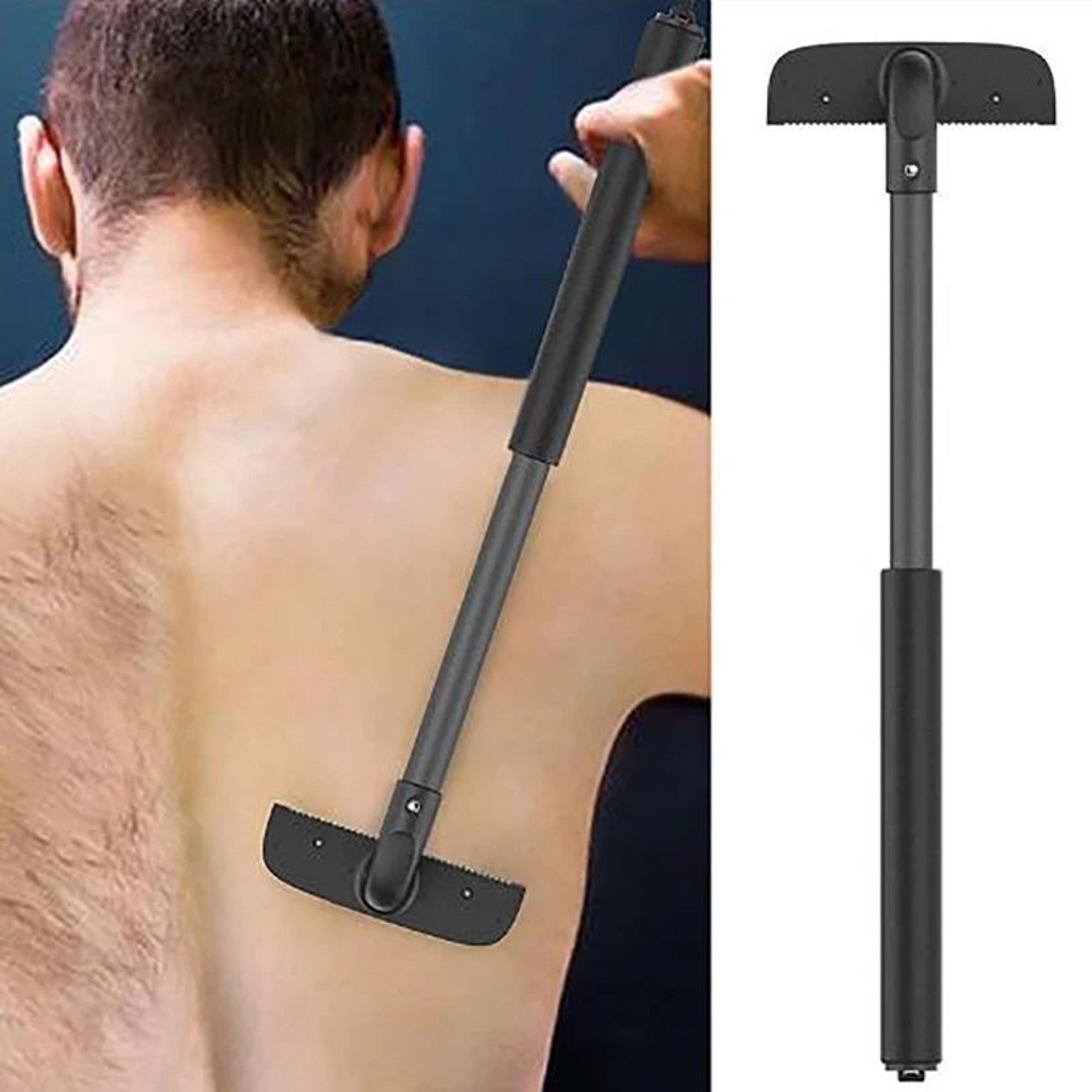 FlexReach Pro Adjustable Back Hair Shaver  Extendable Mens Back Razor  Body Trimmer 0