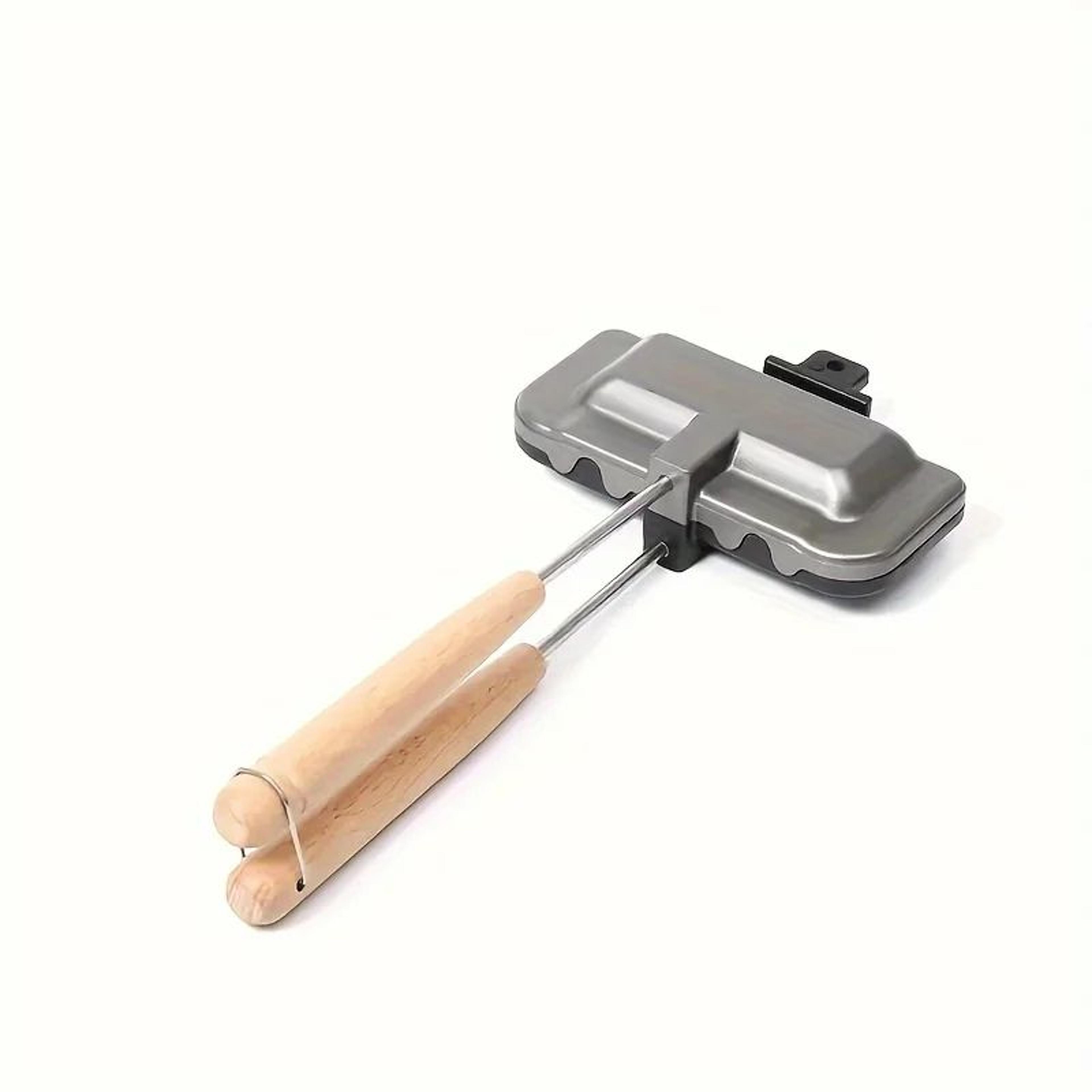 HeatLock Pro DoubleSided Sandwich Maker Pan  NonStick Aluminum Stovetop Toast Press 5
