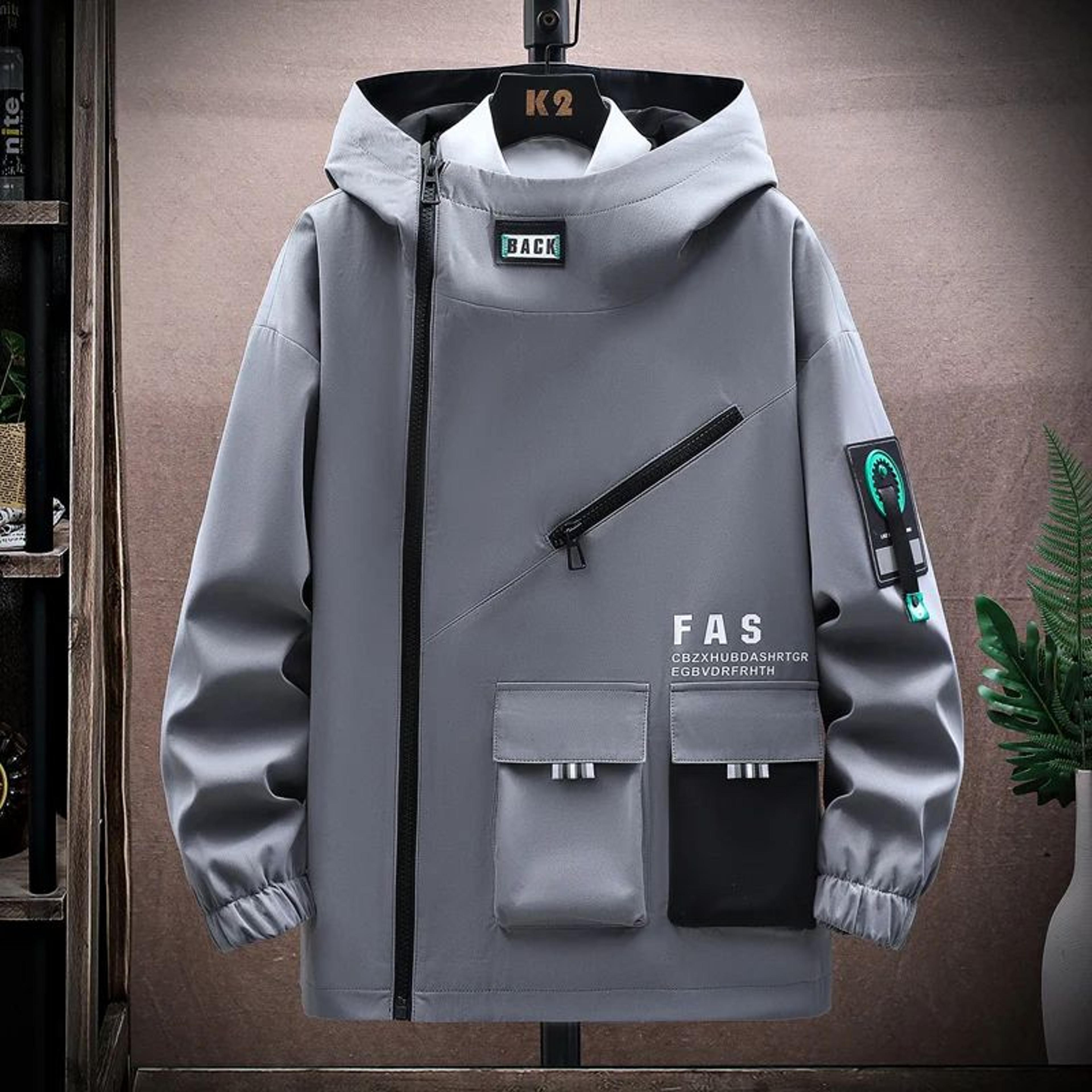 AeroFlex Mens Hooded Pilot Jacket  ZipUp Baseball Style Streetwear Coat 2