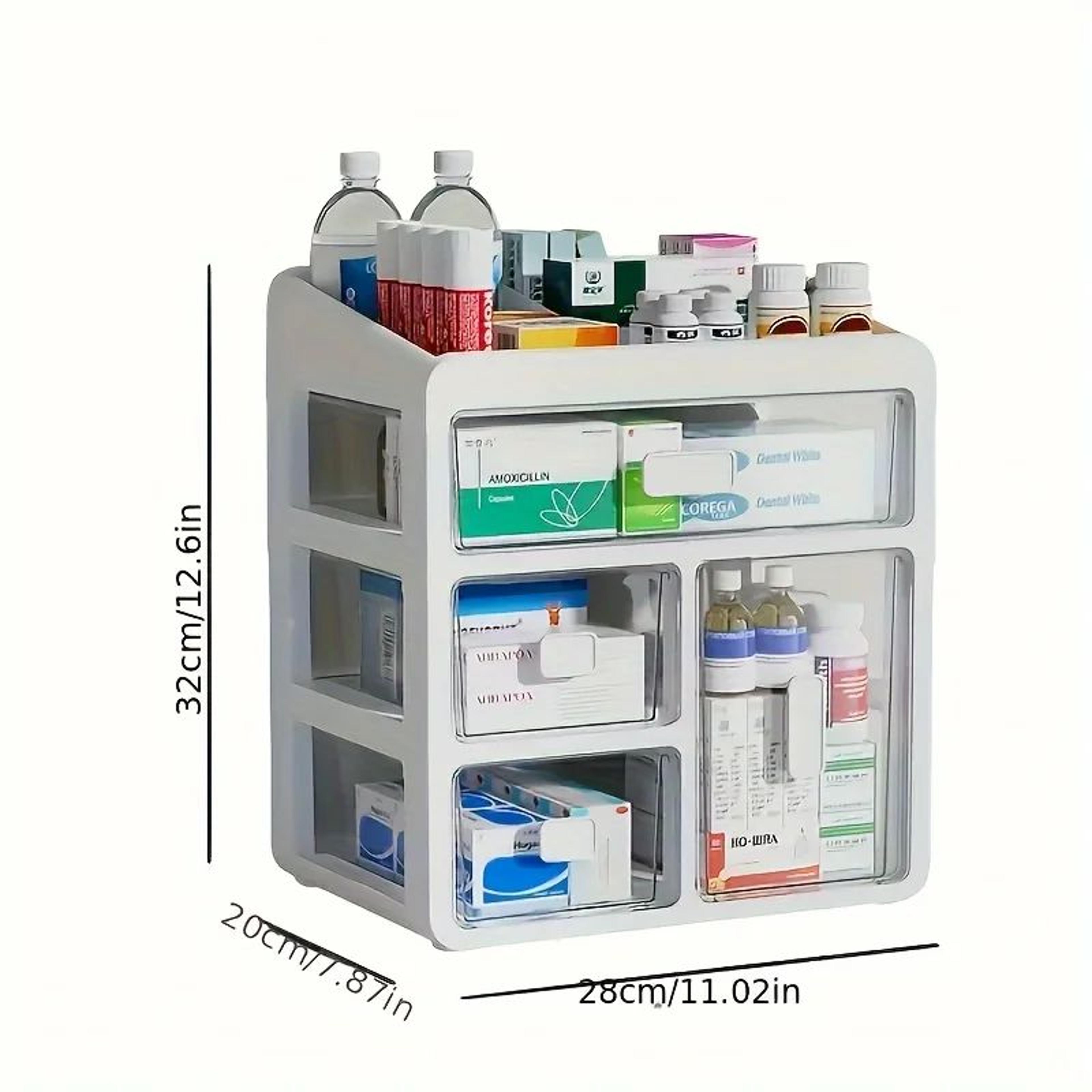 ProGuard MultiLayer Drawer Medicine Storage Cabinet  Large Capacity Medical Organizer For Clinics   7