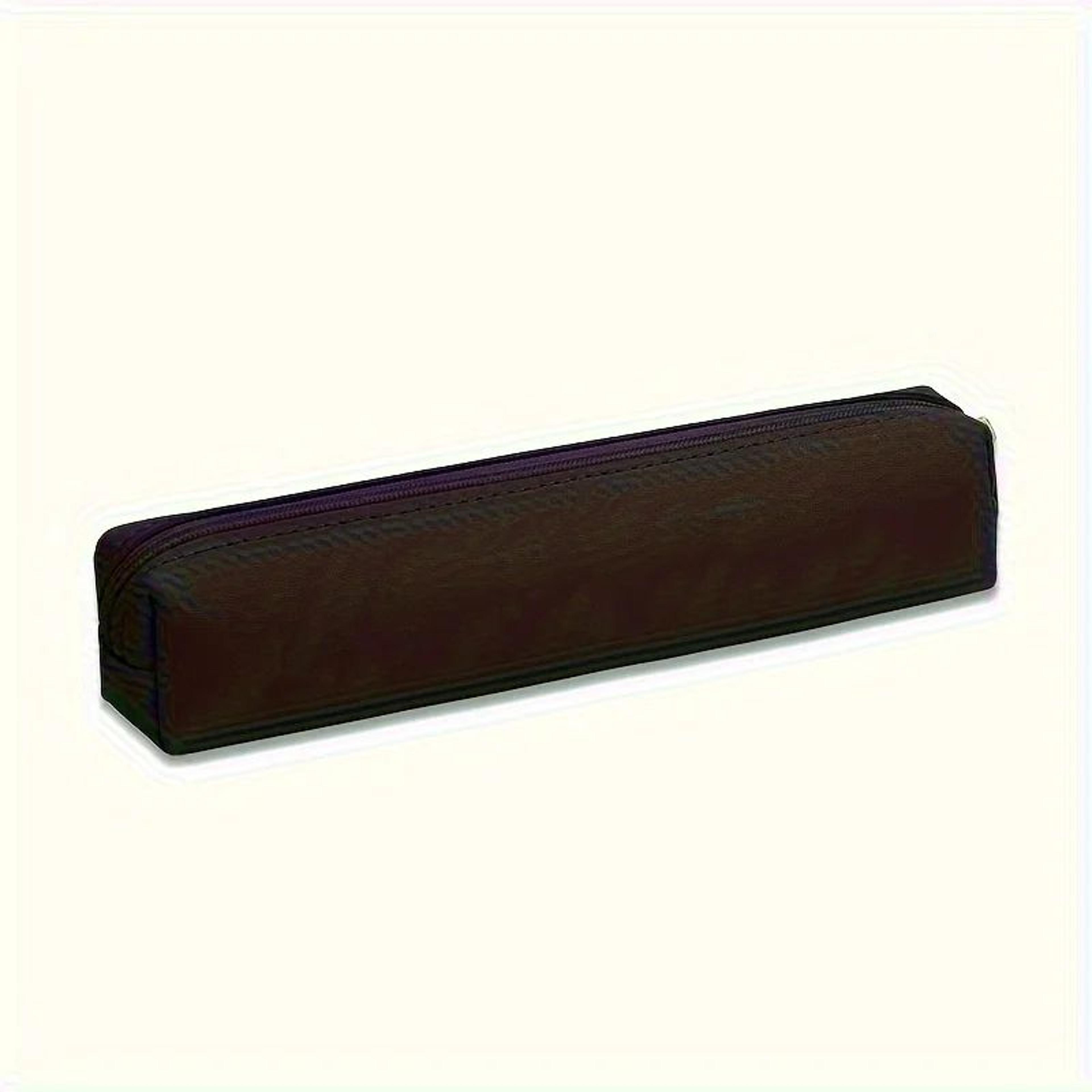 Mini Faux Leather Makeup  Pencil Case  Stylish Portable Cosmetic Organizer 4