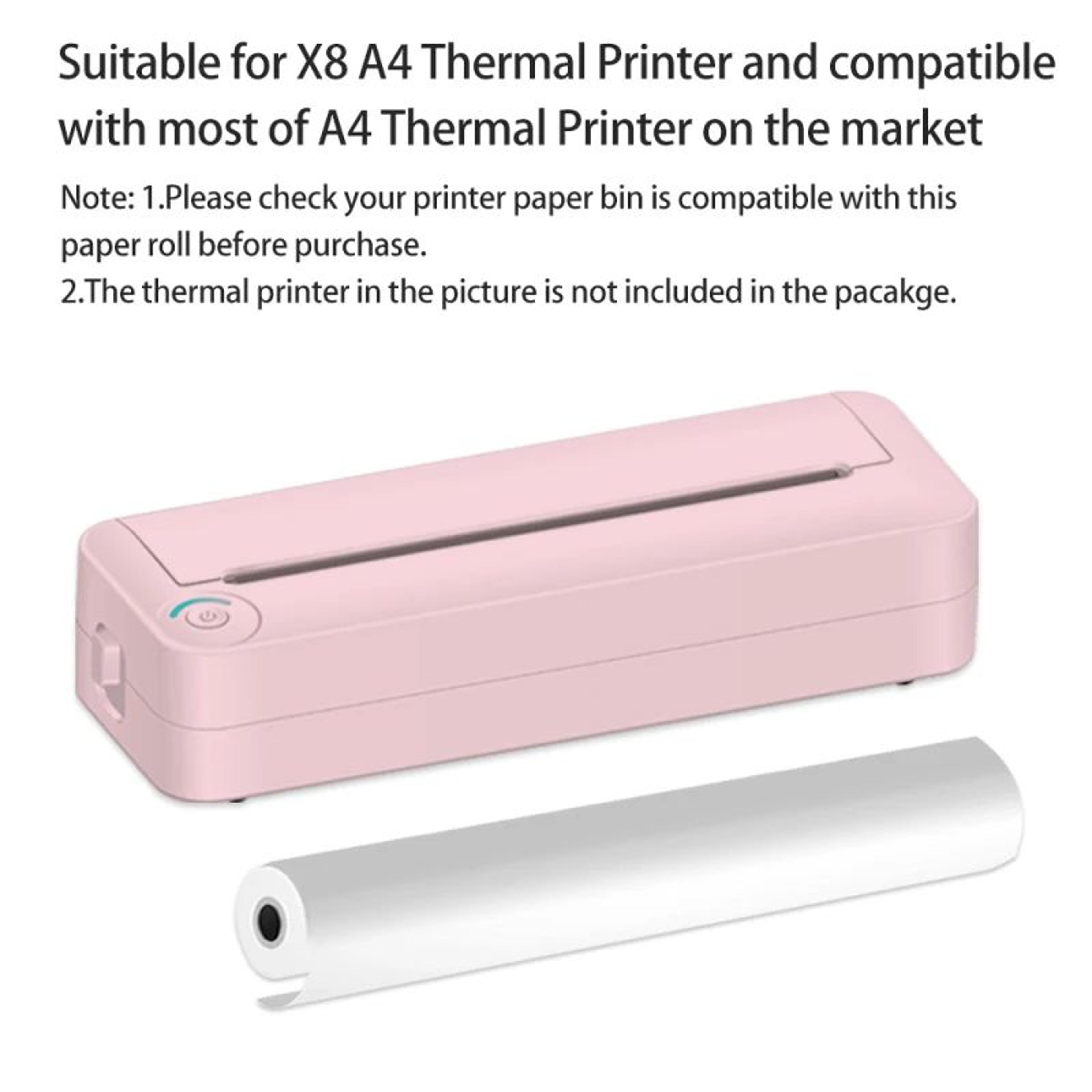 A4 BPAFree Thermal Paper Roll  Inkless Printing Paper For Portable Thermal Printers 3