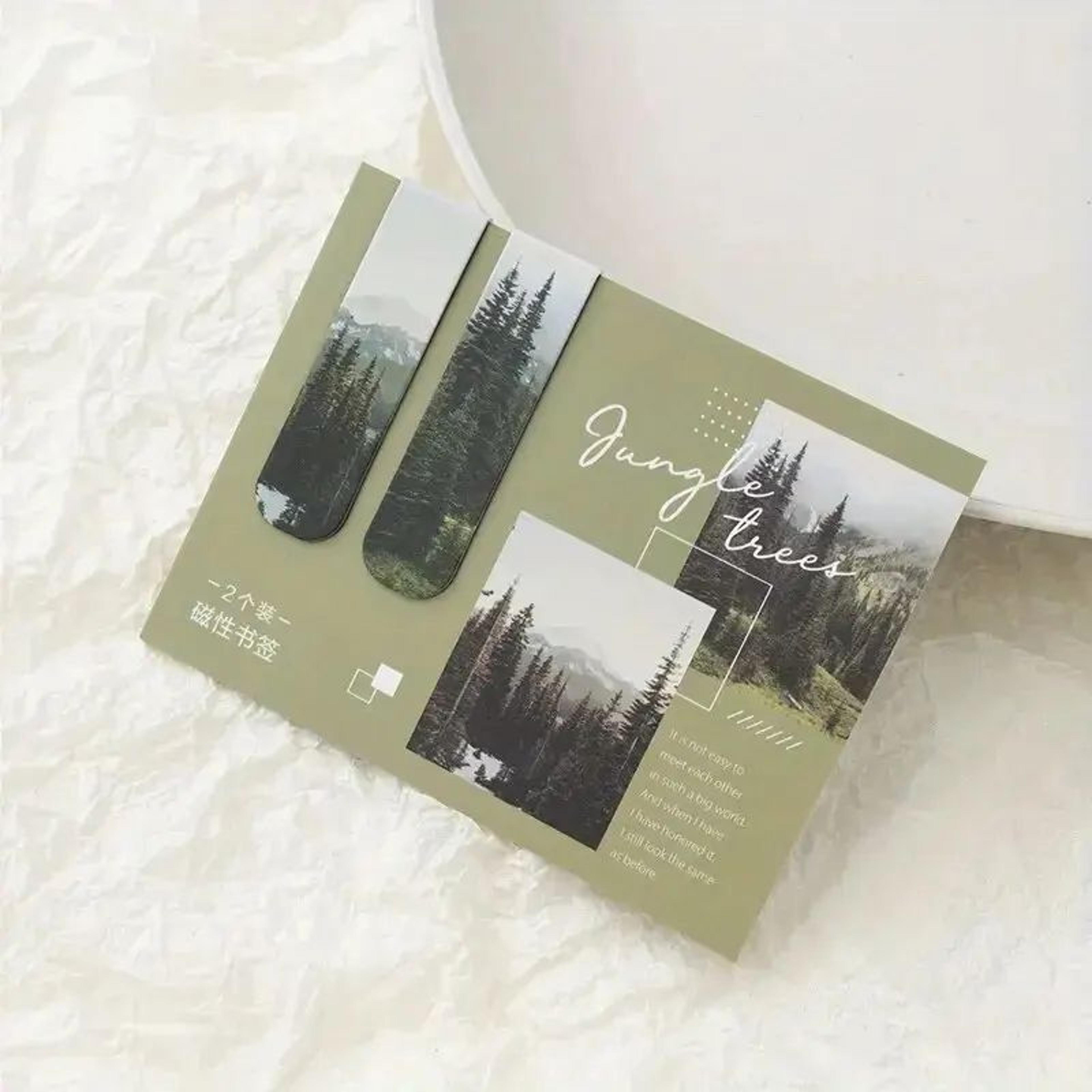 Forest Landscape Magnetic Bookmark  NatureThemed Page Marker For Book Lovers 7