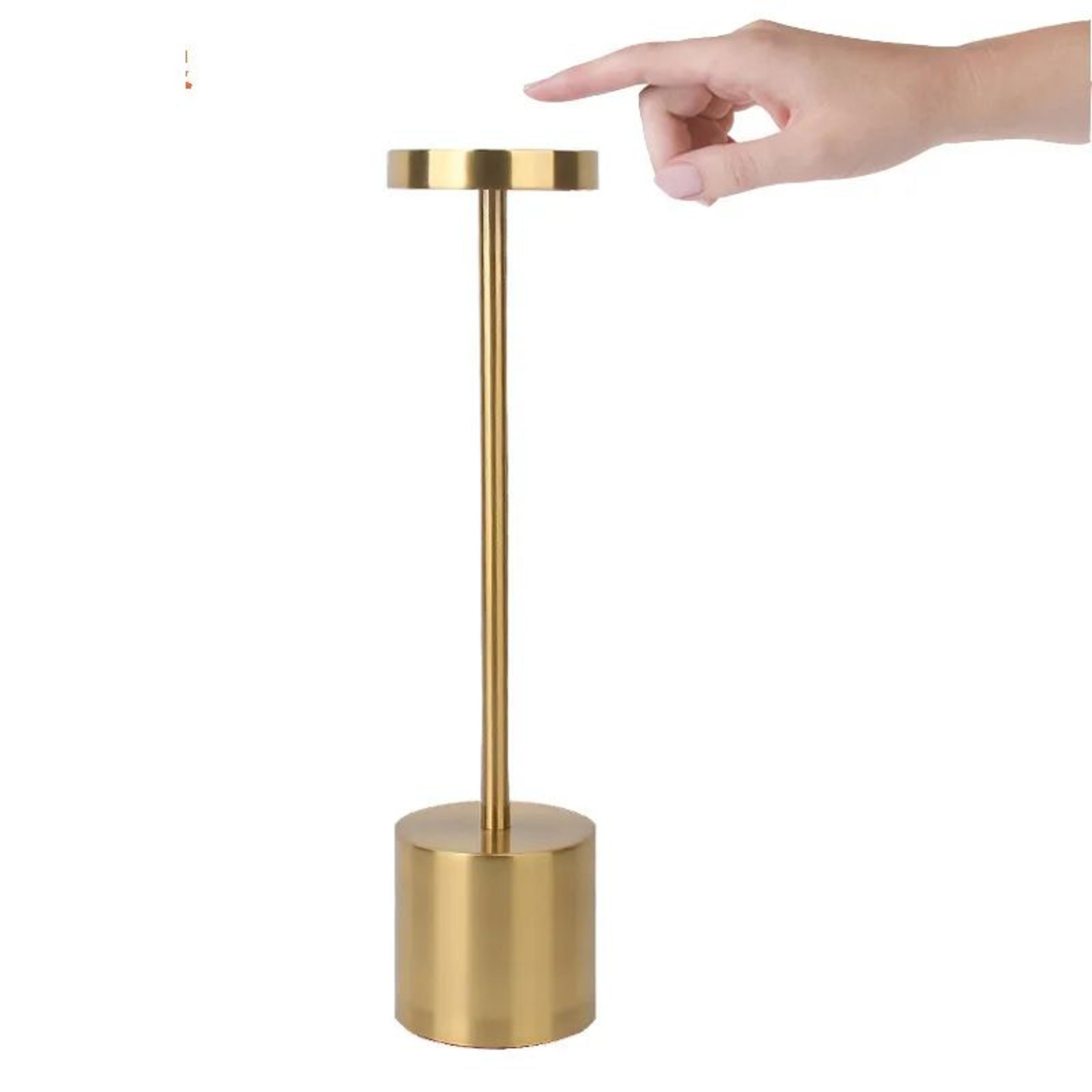 Rechargeable Cordless LED Table Lamp  3Color Dimmable Touch Bedside Lamp 7