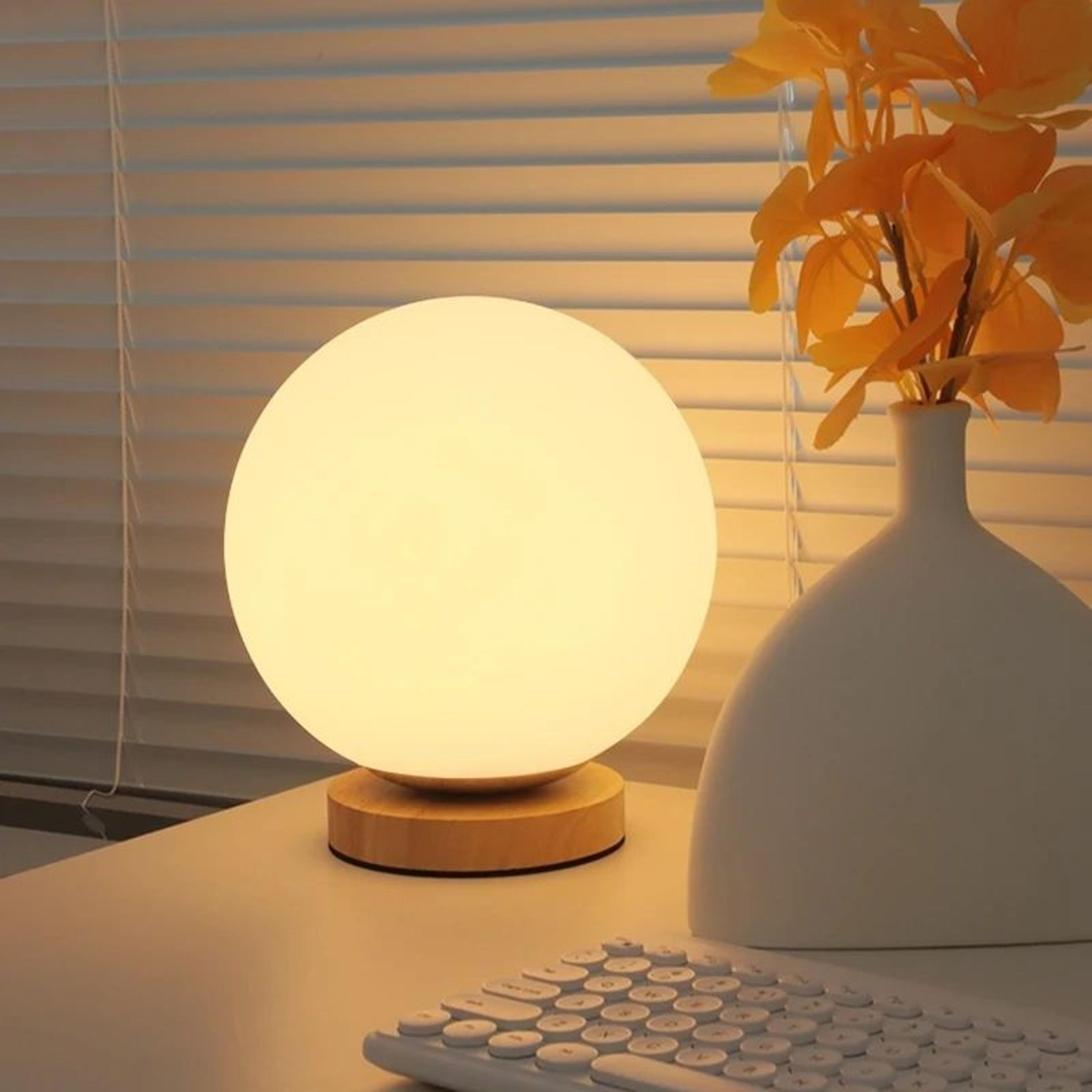 RGB Color Changing Rechargeable LED Table Lamp  USB Bedside Night Light For Bedroom  Home Office 2
