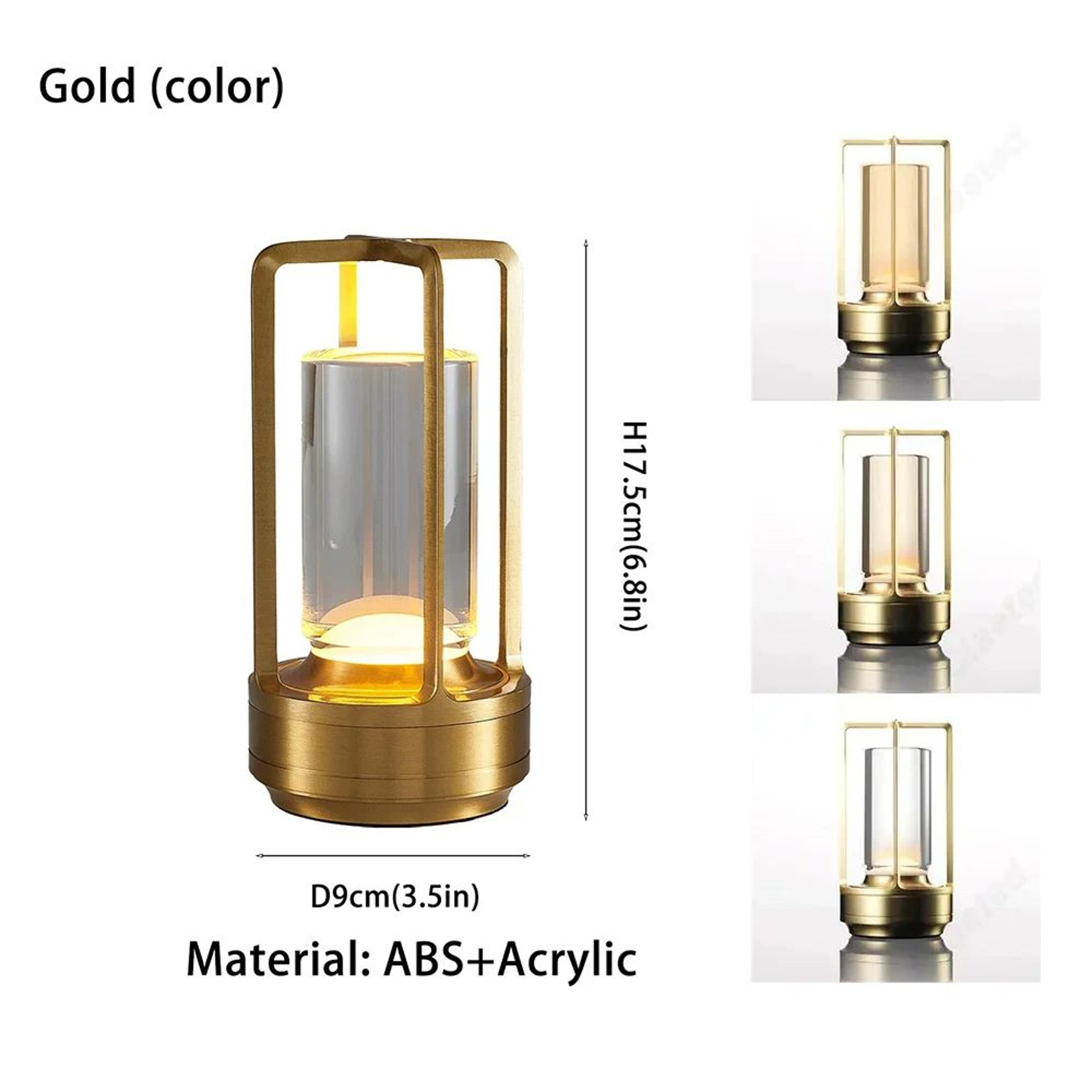GGbingo Cordless Rechargeable LED Table Lamp  Touch Control Dimmable Ambient Desk  Outdoor Camping  7