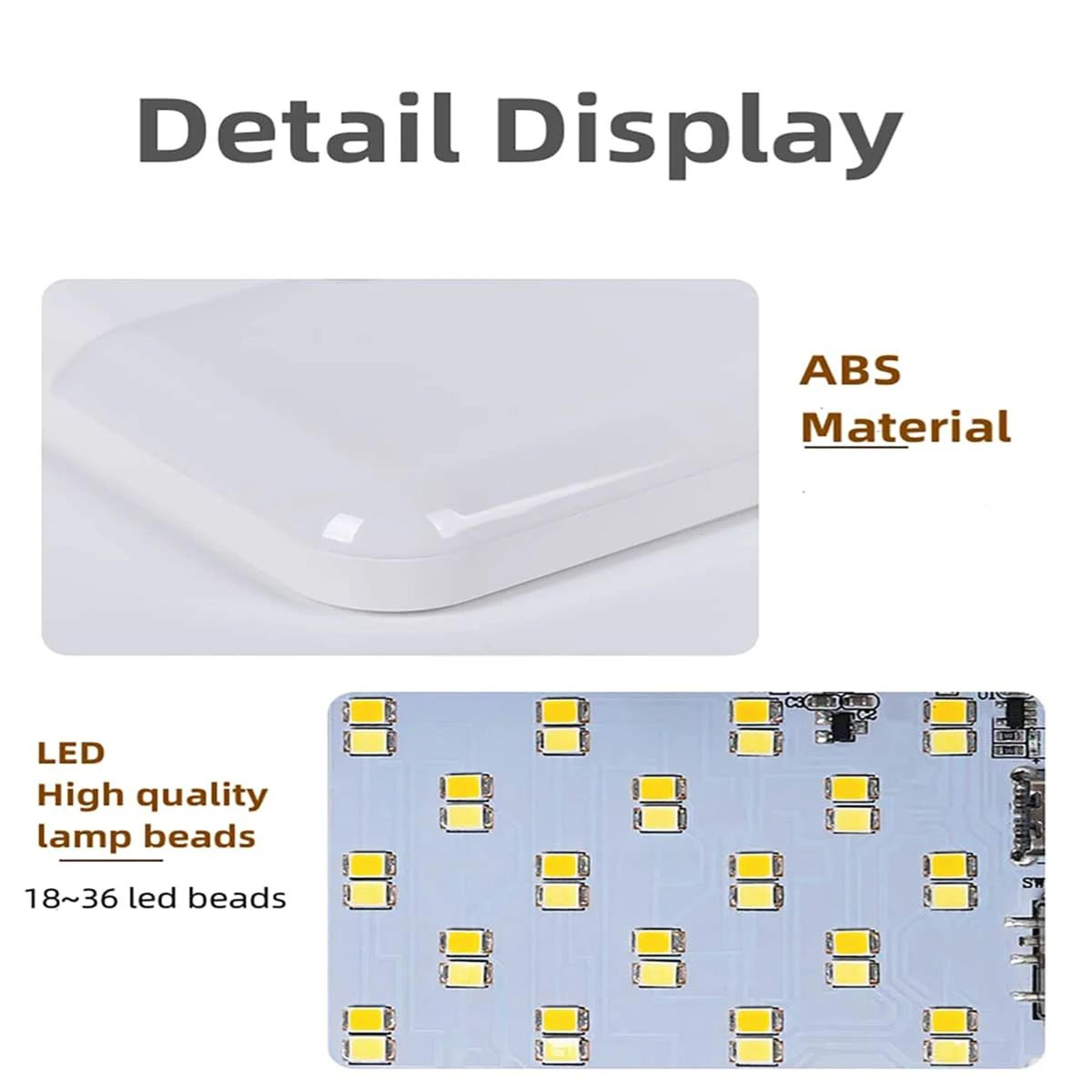 Magnetic Motion Sensor LED Night Light  Rechargeable StickOn Closet  Bedside Lamp 5