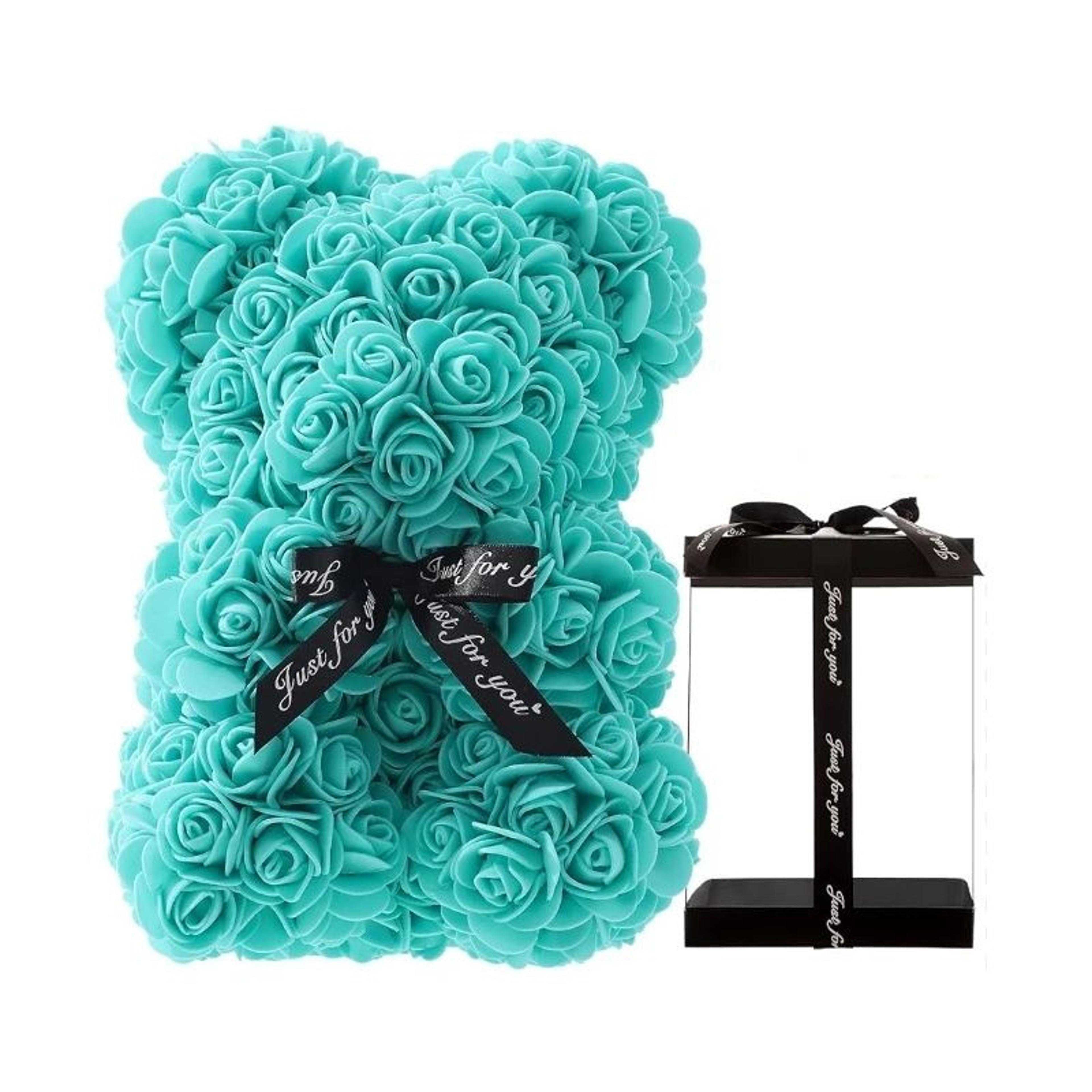 Rose Bear Artificial Foam Flower Gift With Display Box  Romantic Valentines Day Anniversary  Birthd 11