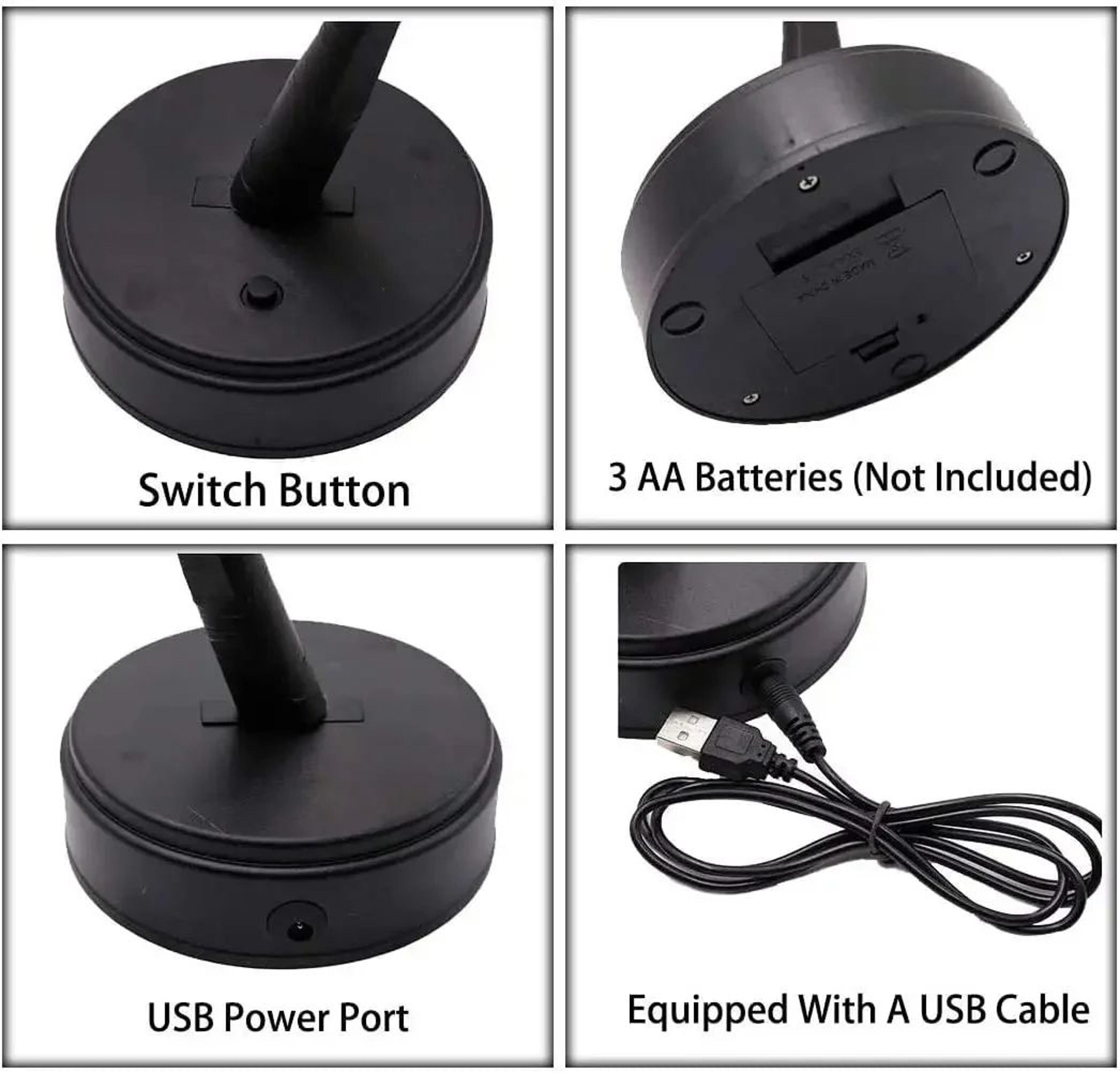 Cherry Blossom Tree LED Table Lamp Touch Control USBBattery Powered Bonsai Night Light Decor 4