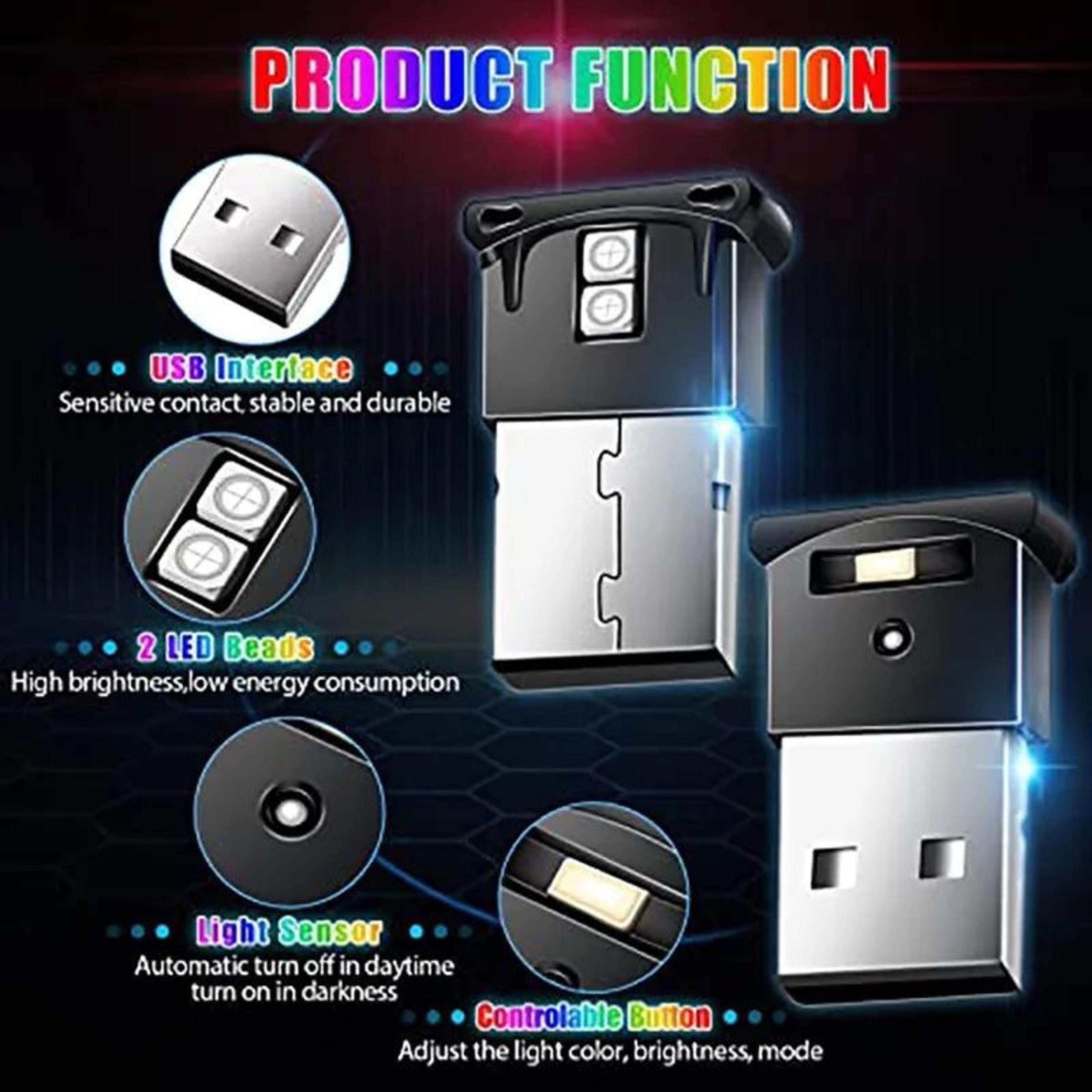USB RGB Ambient Light Mini LED For Car Laptop  Keyboard  Smart Atmosphere Night Light 3