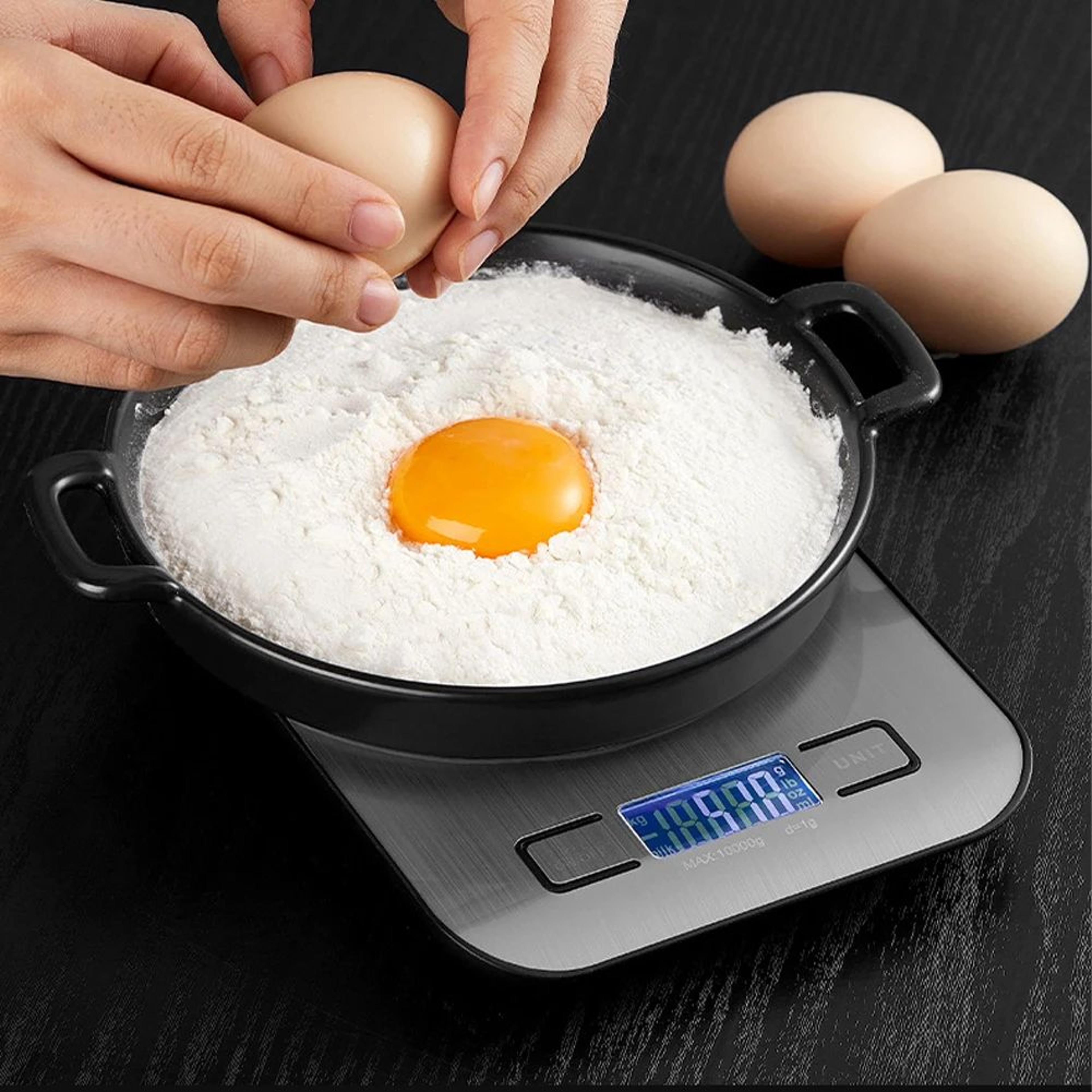 Rechargeable Digital Kitchen Scale With LCD Display  2205 Lb High Precision Food Weighing Scale 3