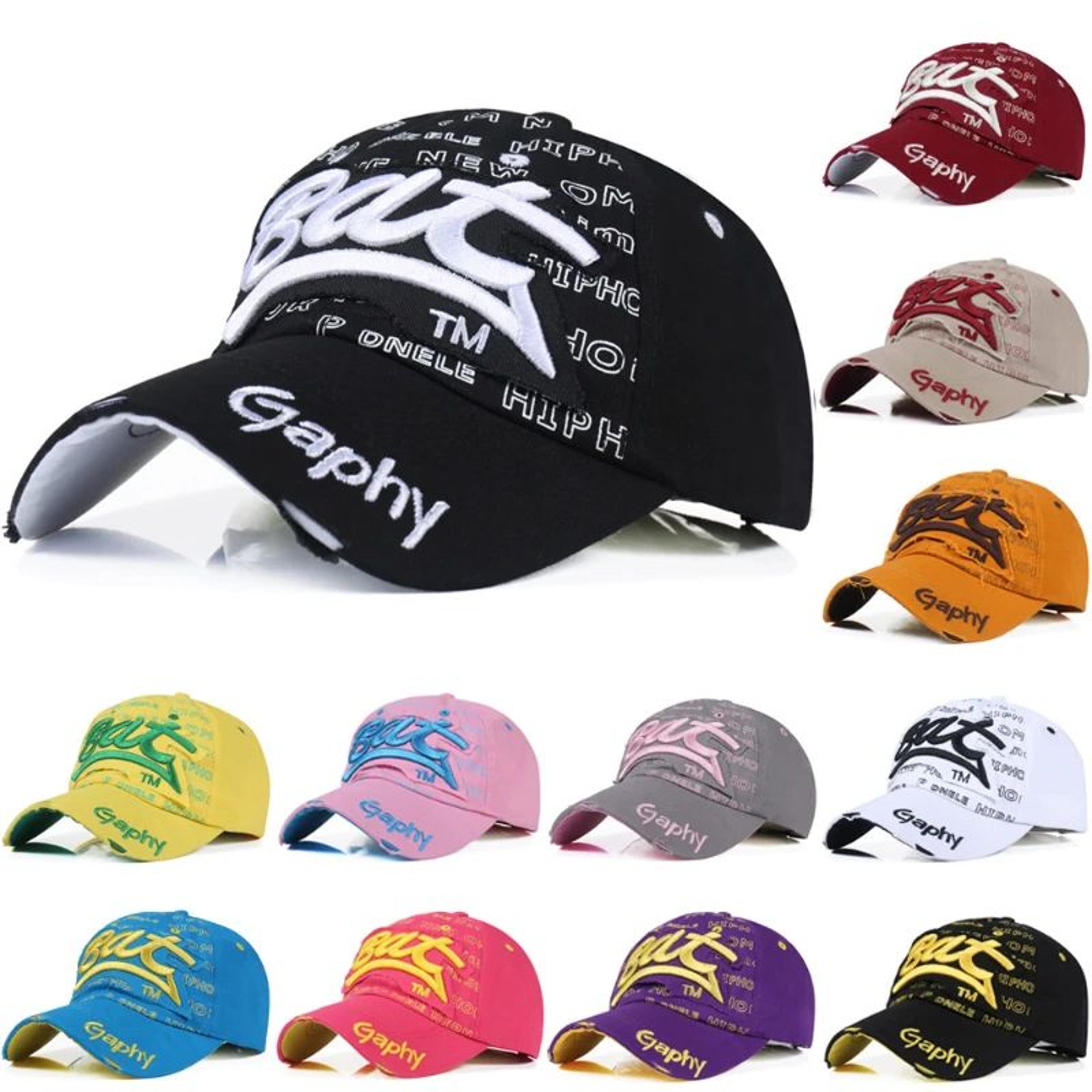 Adjustable Curved Brim Snapback Baseball Cap  Summer Outdoor Hip Hop Hat 6