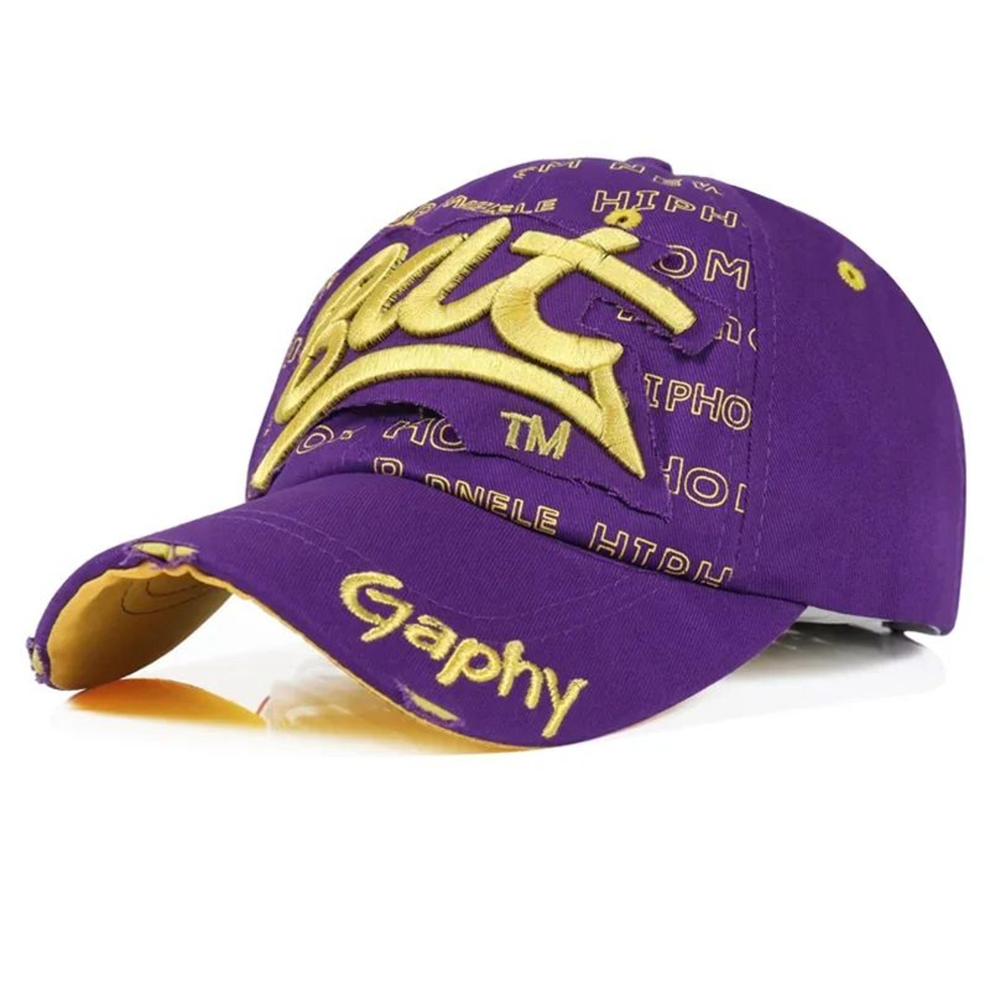 Adjustable Curved Brim Snapback Baseball Cap  Summer Outdoor Hip Hop Hat 0