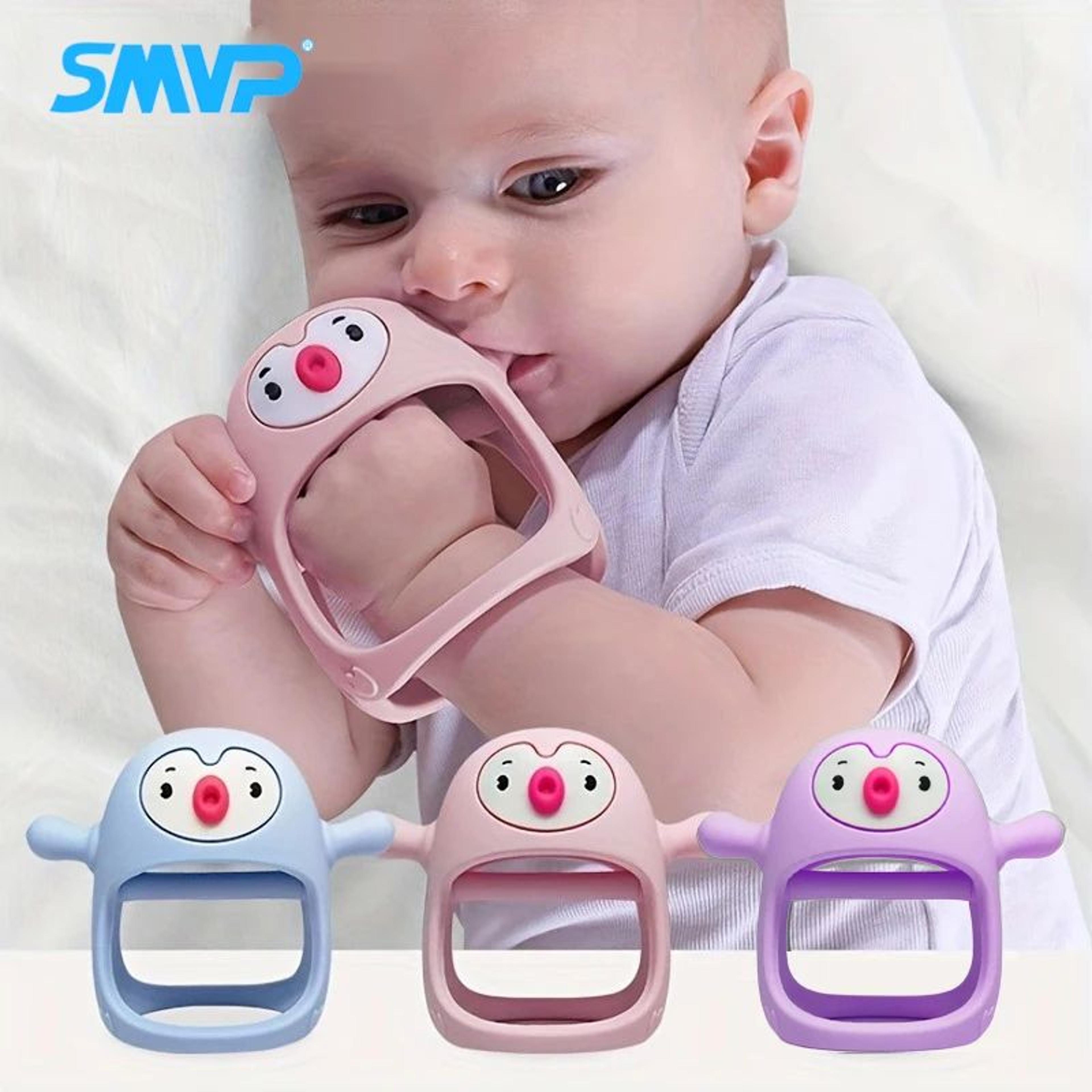 Silicone Wrist Teether Pacifier For Babies  AntiDrop Infant Teething Toy 06 Months 1