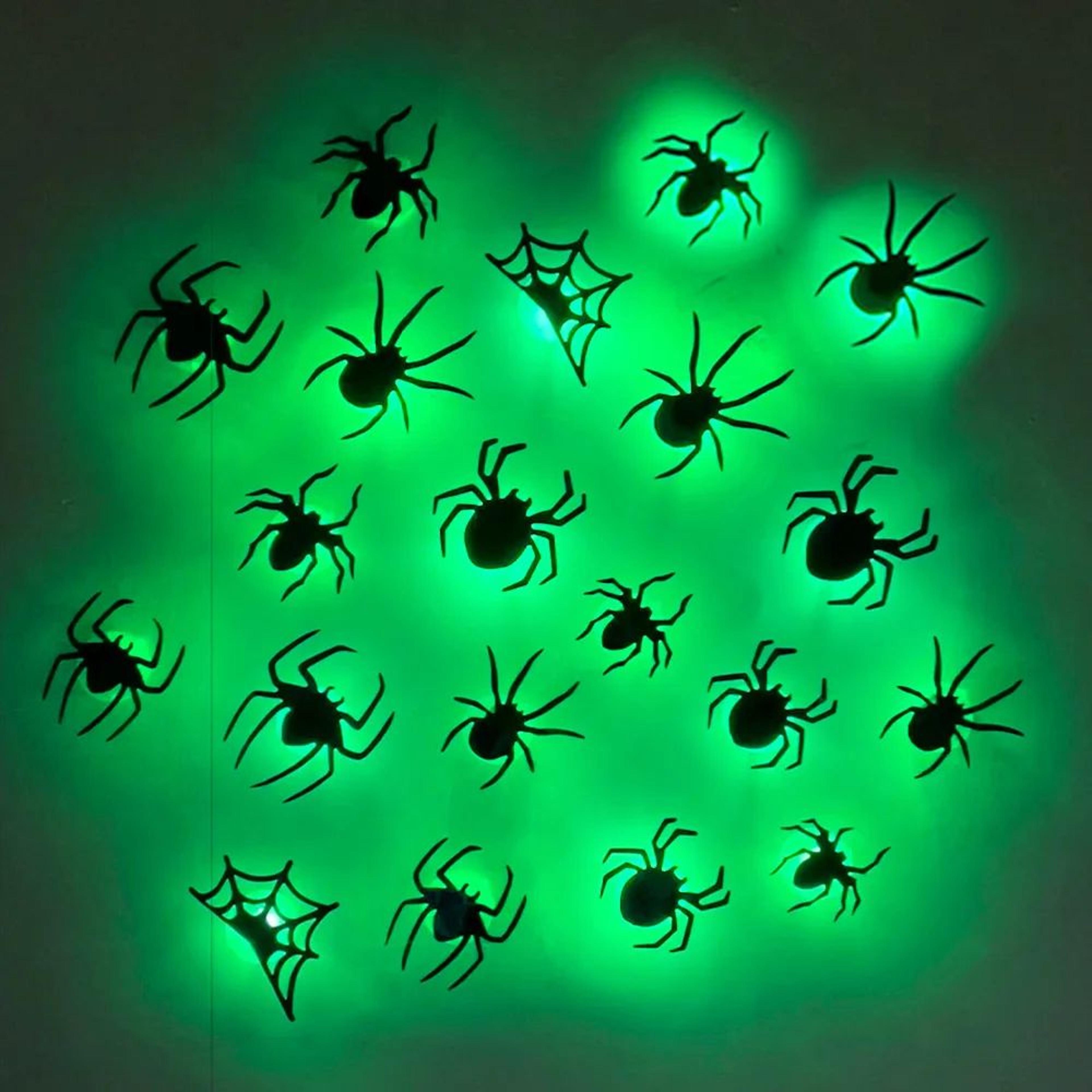 LED GlowintheDark 3D Bat Wall Stickers  Halloween LightUp Bat Decor Set 36pcs 2