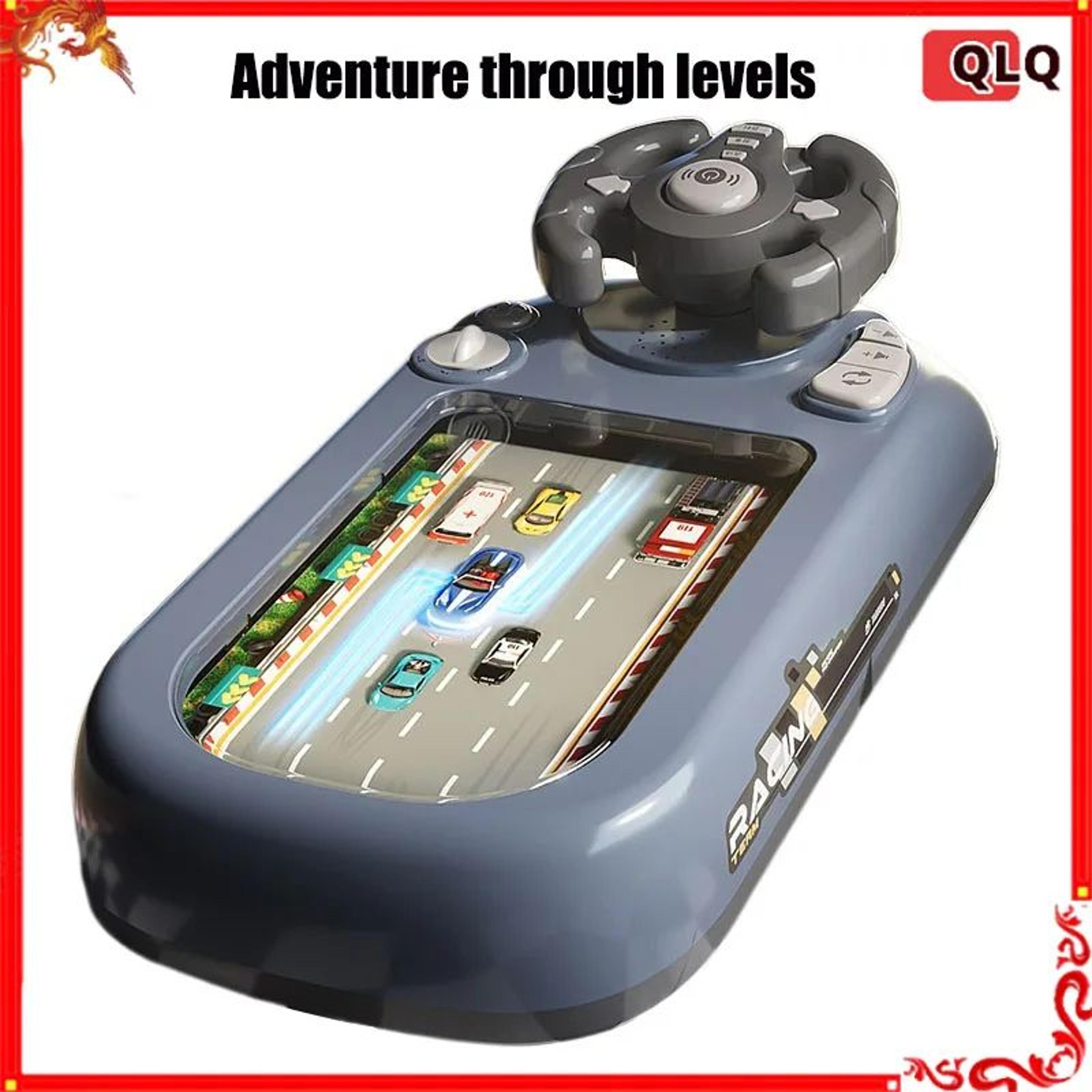 Interactive Kids Steering Wheel Racing Simulator Toy With Sound  Lights Driving Game Console For Ch 4