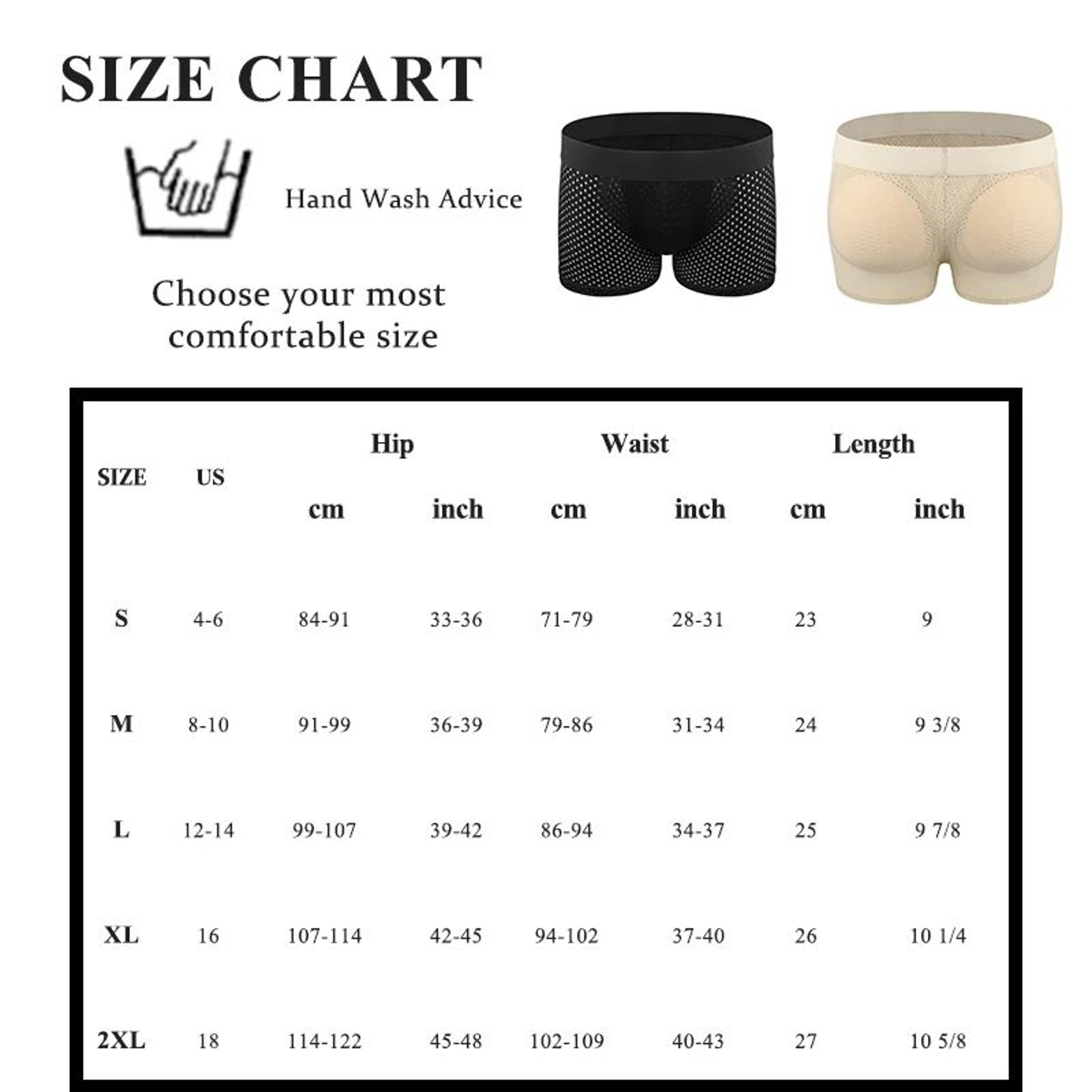 Mens Padded Butt Lifter Boxer Briefs  Removable Hip Enhancer Shapewear Underwear 4