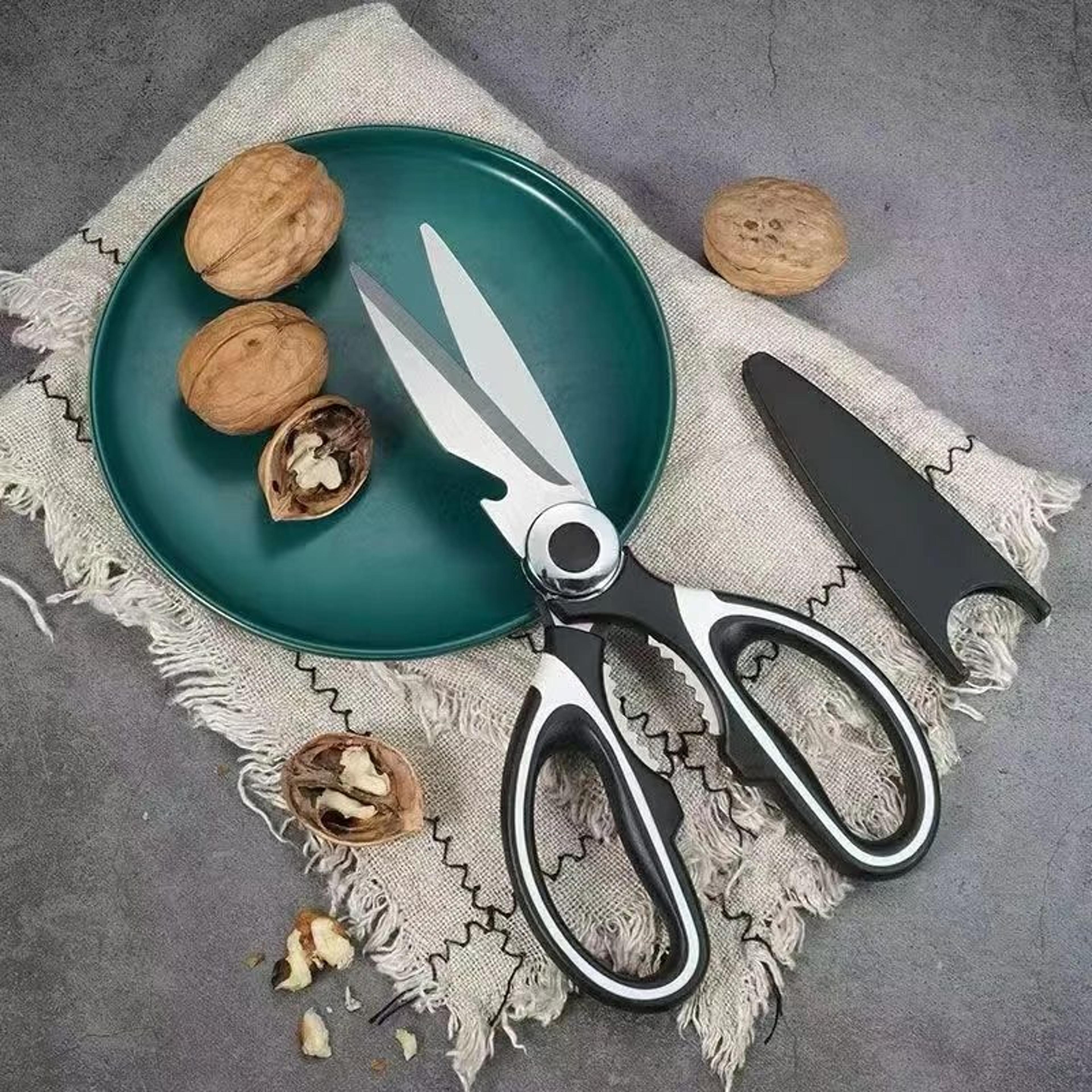 Heavy Duty Stainless Steel Kitchen Scissors  Multifunction Poultry Fish  Vegetable Shears 6