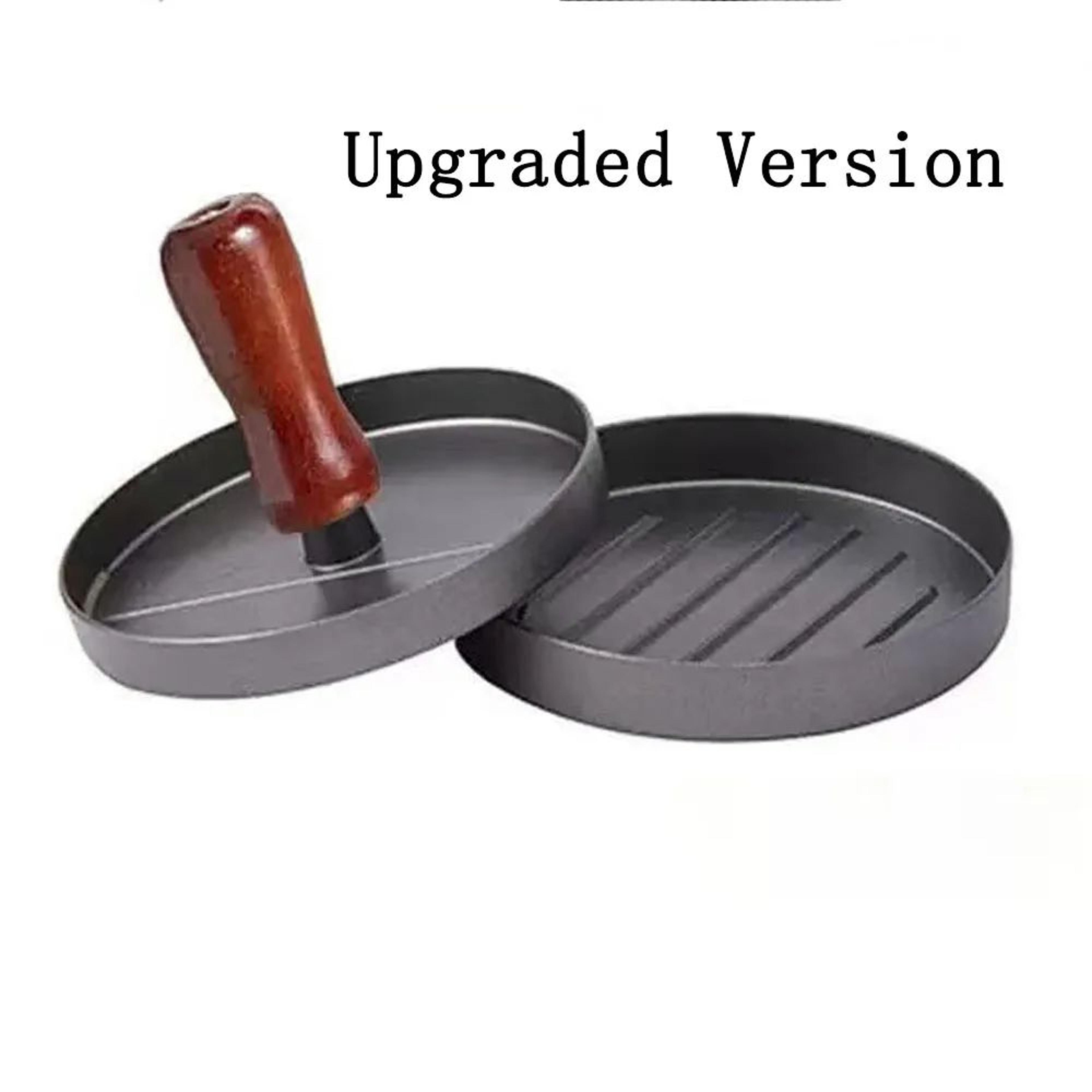 Aluminum Burger Press Patty Maker  NonStick Hamburger Mold For BBQ  Kitchen 11