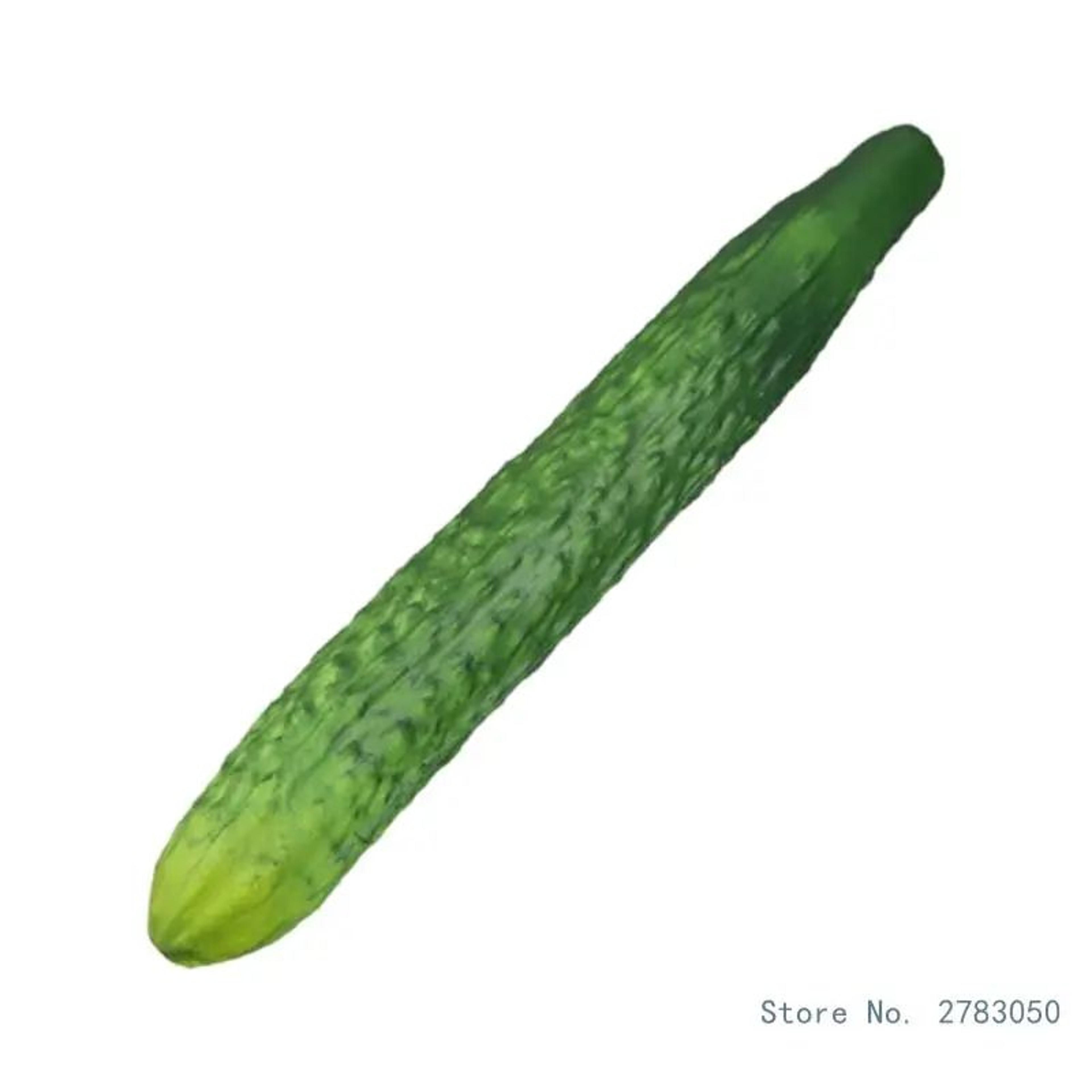 Realistic PU Artificial Cucumber  Aubergine Display Prop  Soft Simulation Vegetable Decor 6