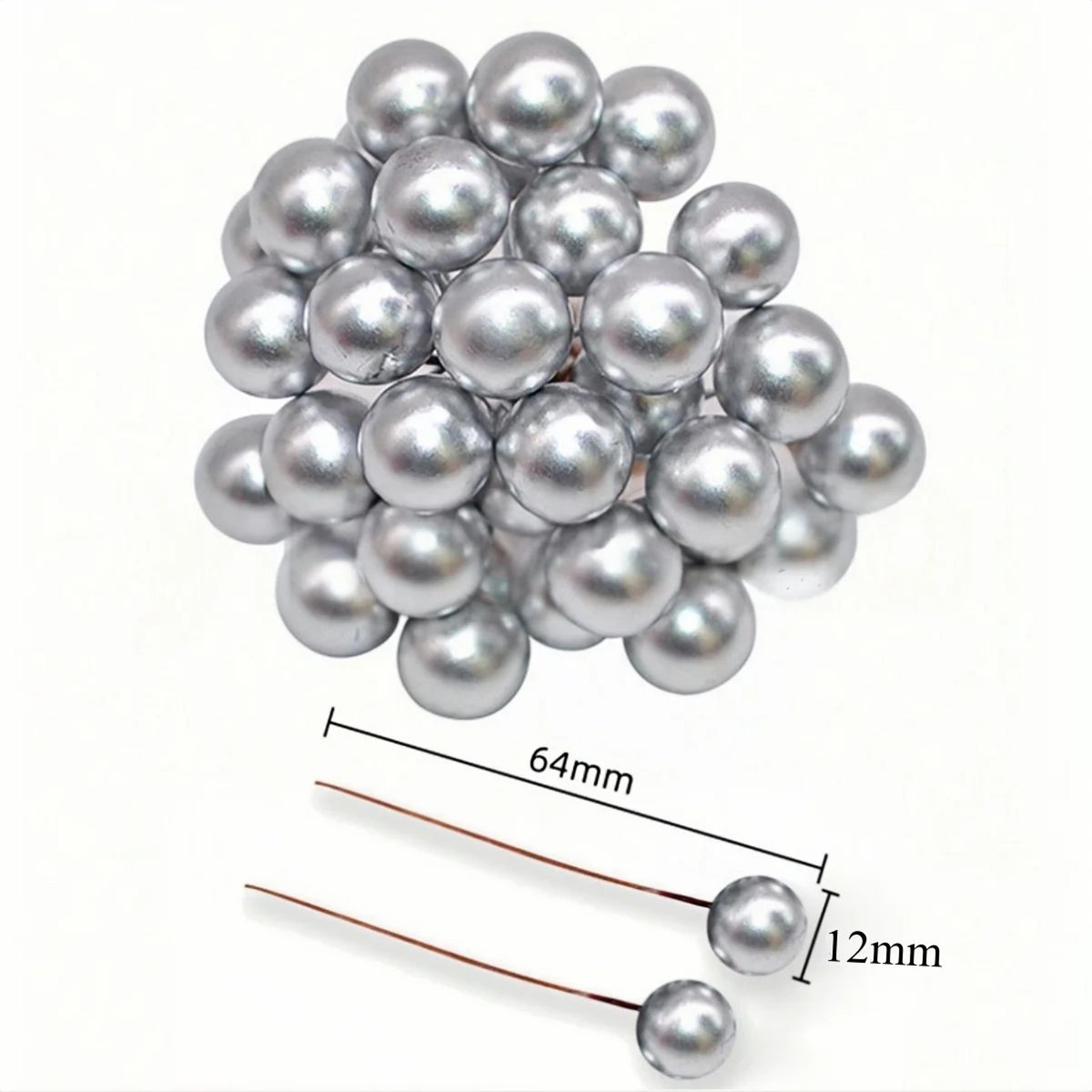 Mini Artificial Christmas Berry Decorations  Red Gold  Silver Fake Cherry Berries For DIY Wreaths   8