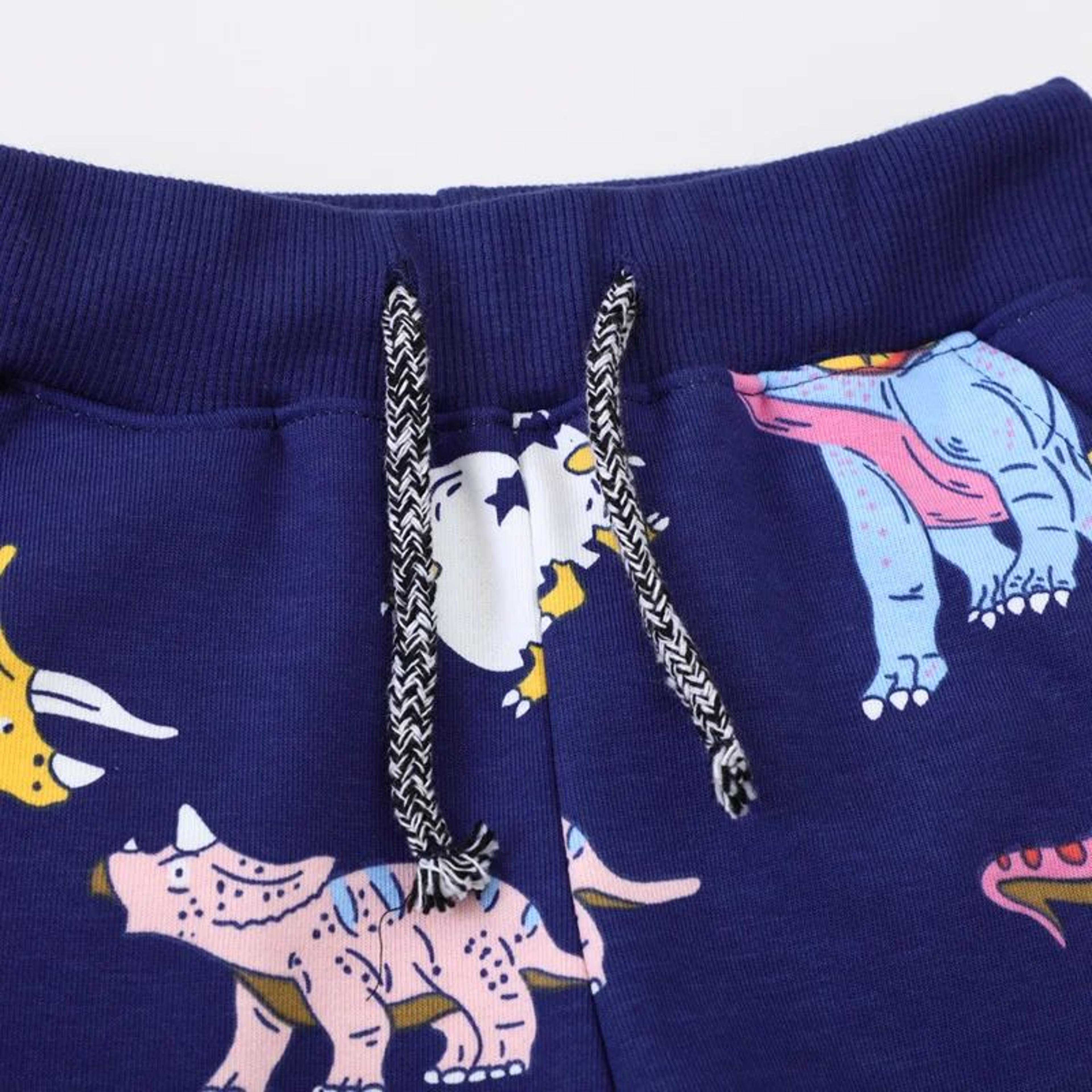 Jumping Meters Kids Dinosaur Sweatpants  Adjustable Drawstring Toddler  Baby Trousers For Boys And  3