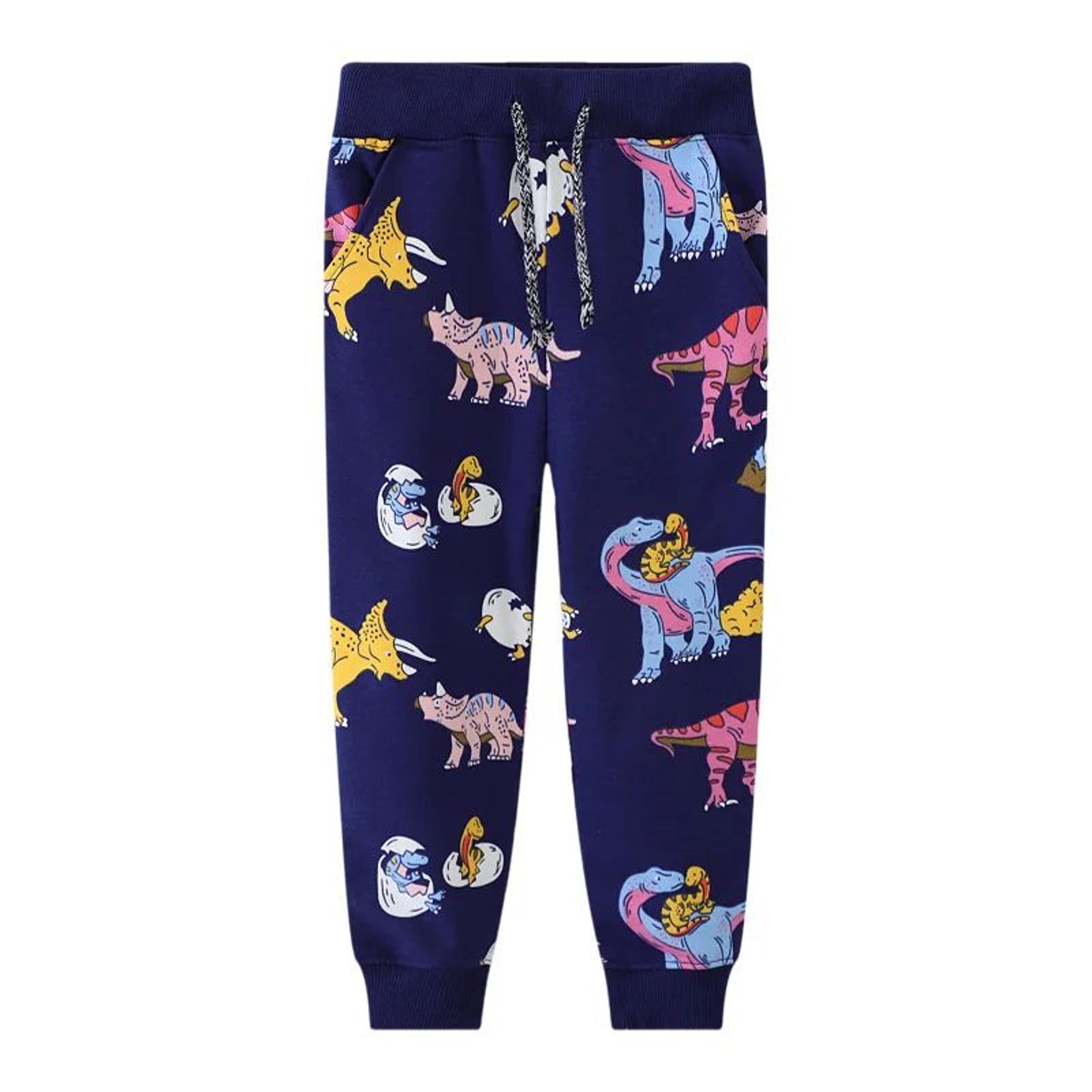 Jumping Meters Kids Dinosaur Sweatpants  Adjustable Drawstring Toddler  Baby Trousers For Boys And  14