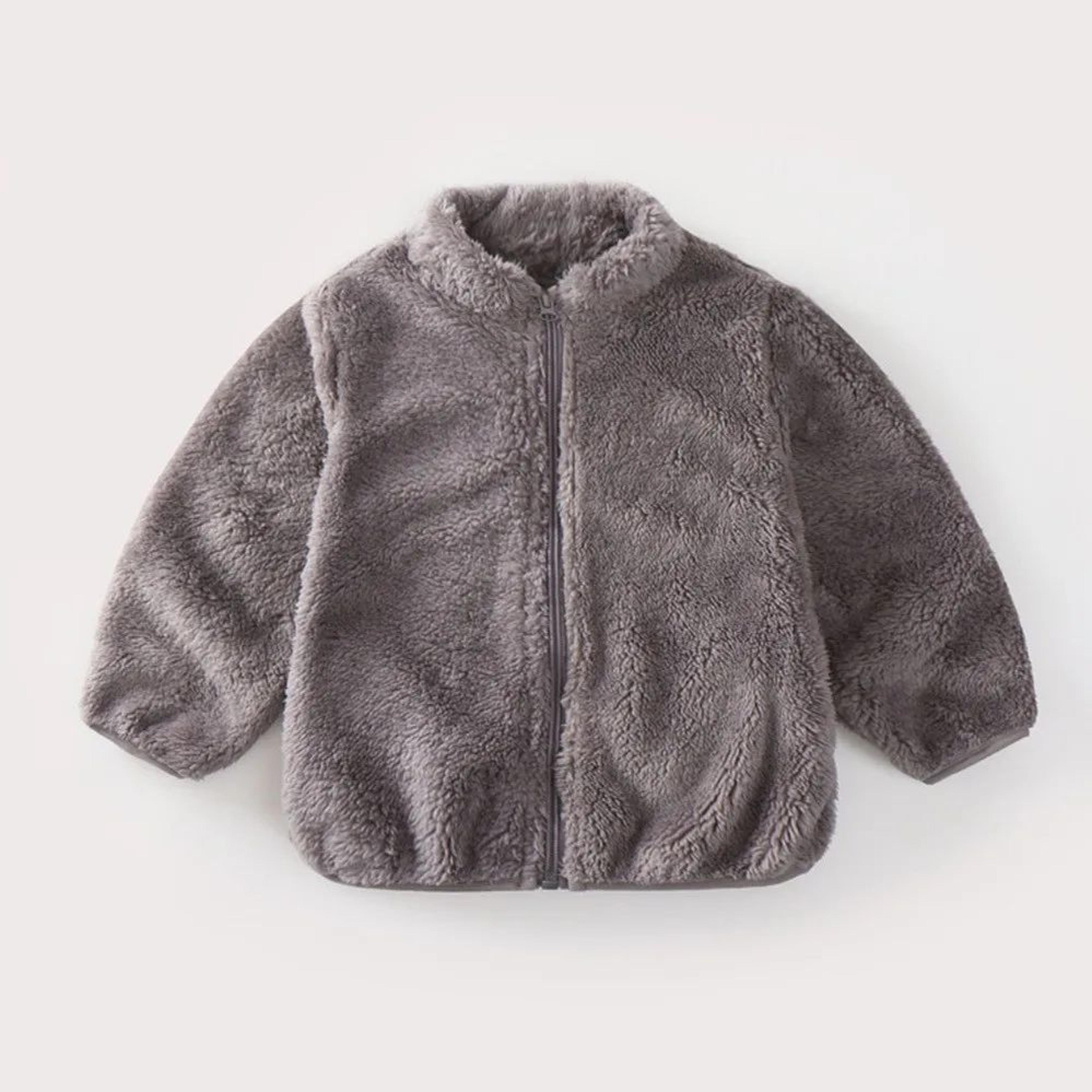 CozyCord Kids Plush Jacket  Warm Corduroy Toddler Coat For Boys  Girls 16Y 2