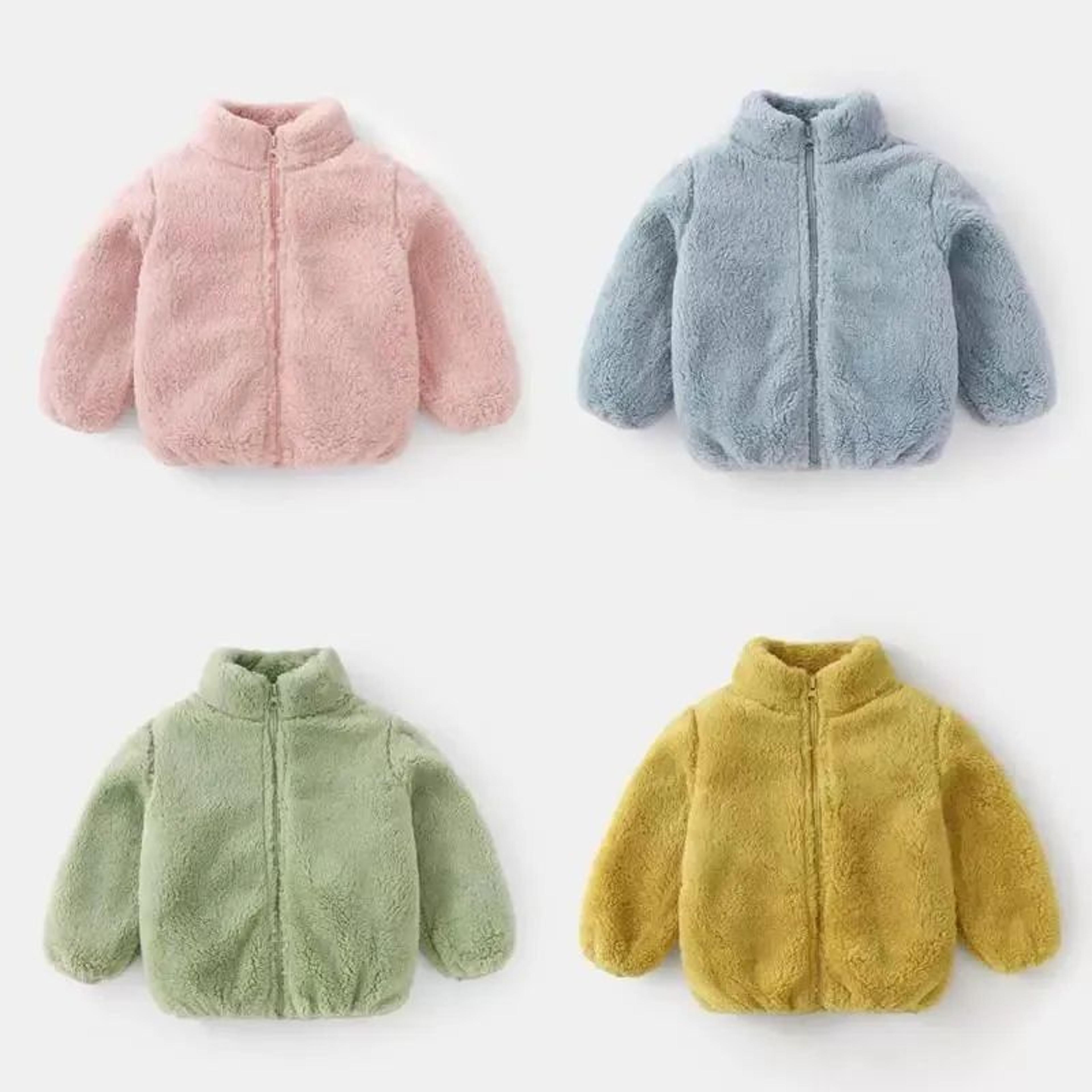 CozyCord Kids Plush Jacket  Warm Corduroy Toddler Coat For Boys  Girls 16Y 5