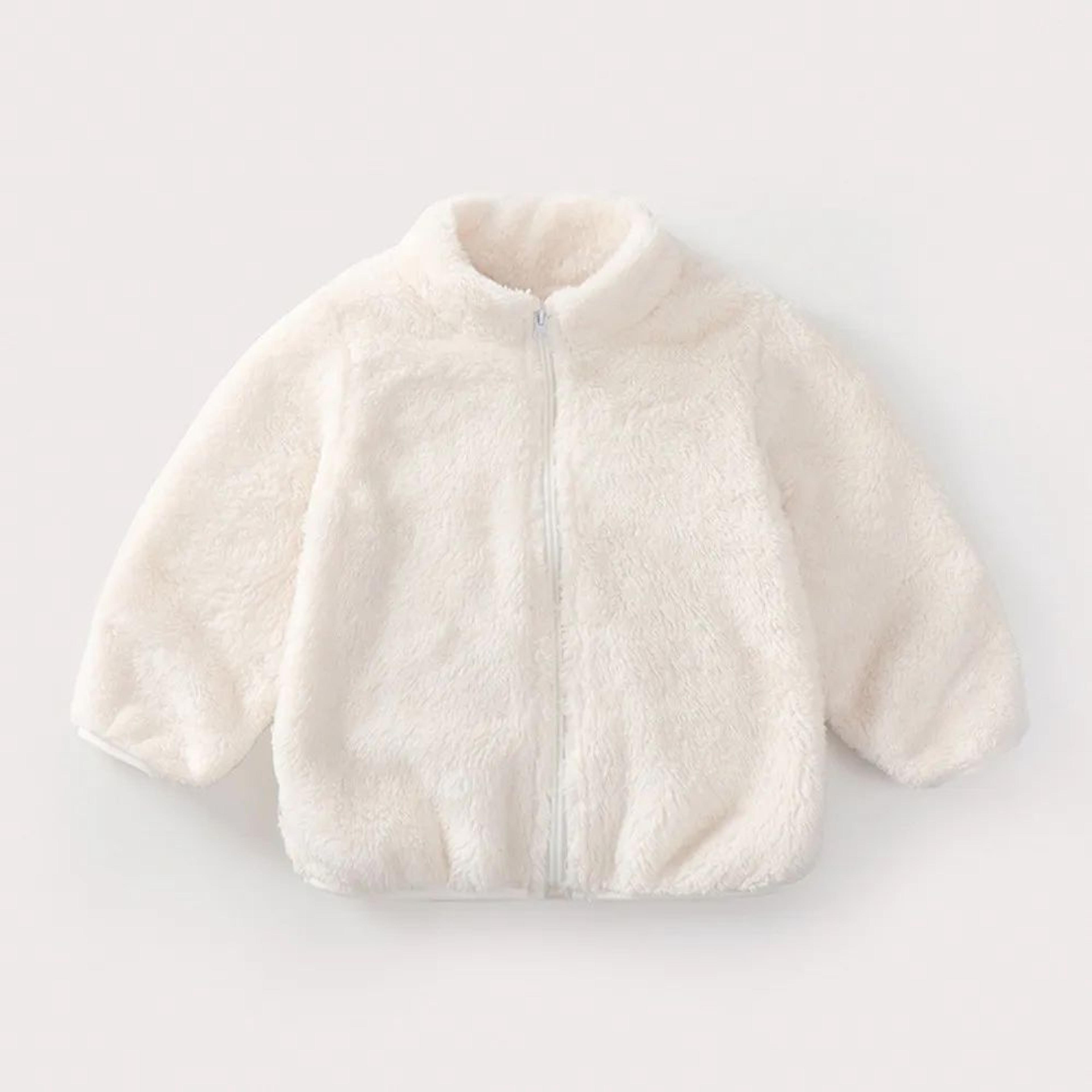 CozyCord Kids Plush Jacket  Warm Corduroy Toddler Coat For Boys  Girls 16Y 4