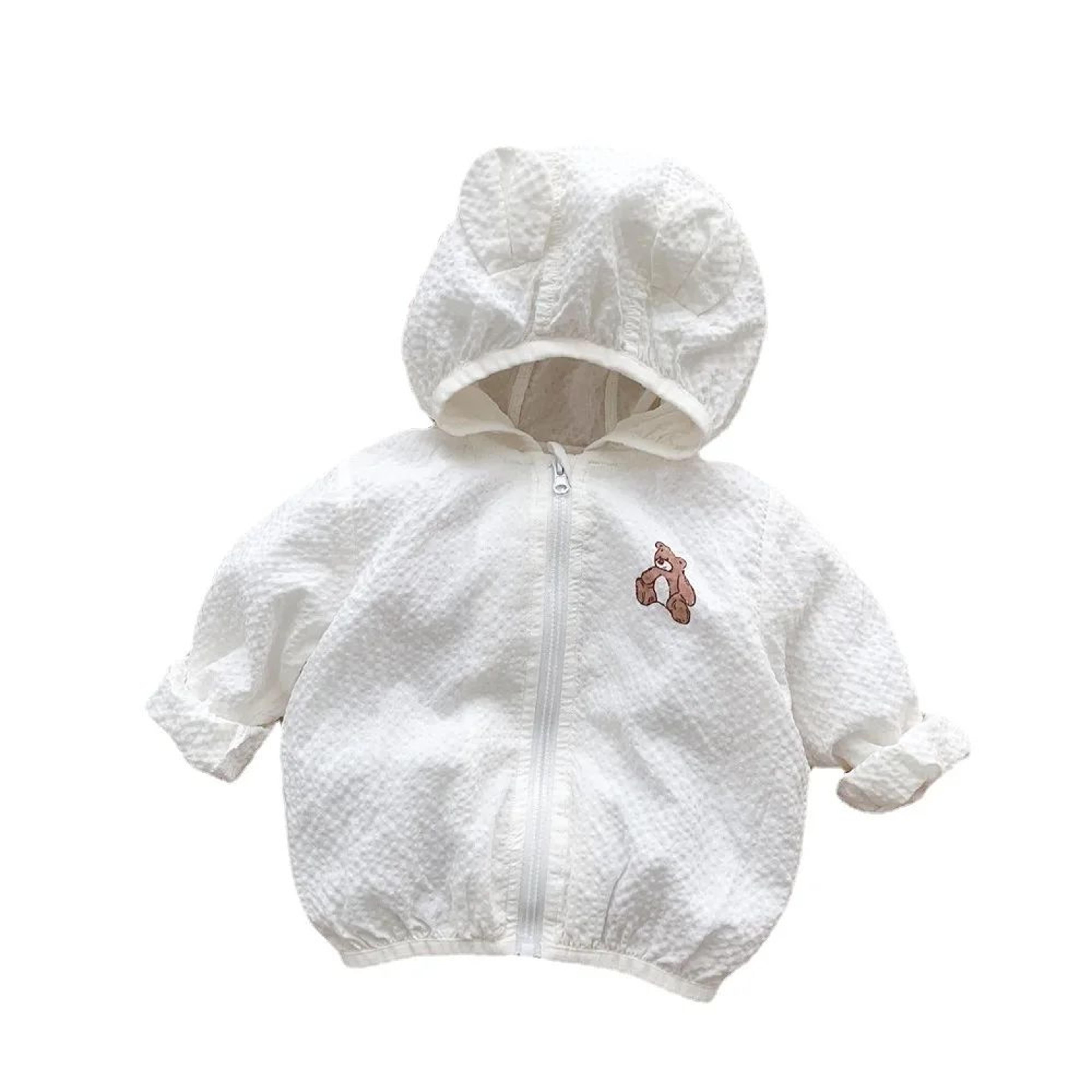 Cute Bear Baby Sun Protection Jacket  Lightweight UV Protective Coat For Infants  Toddlers 5