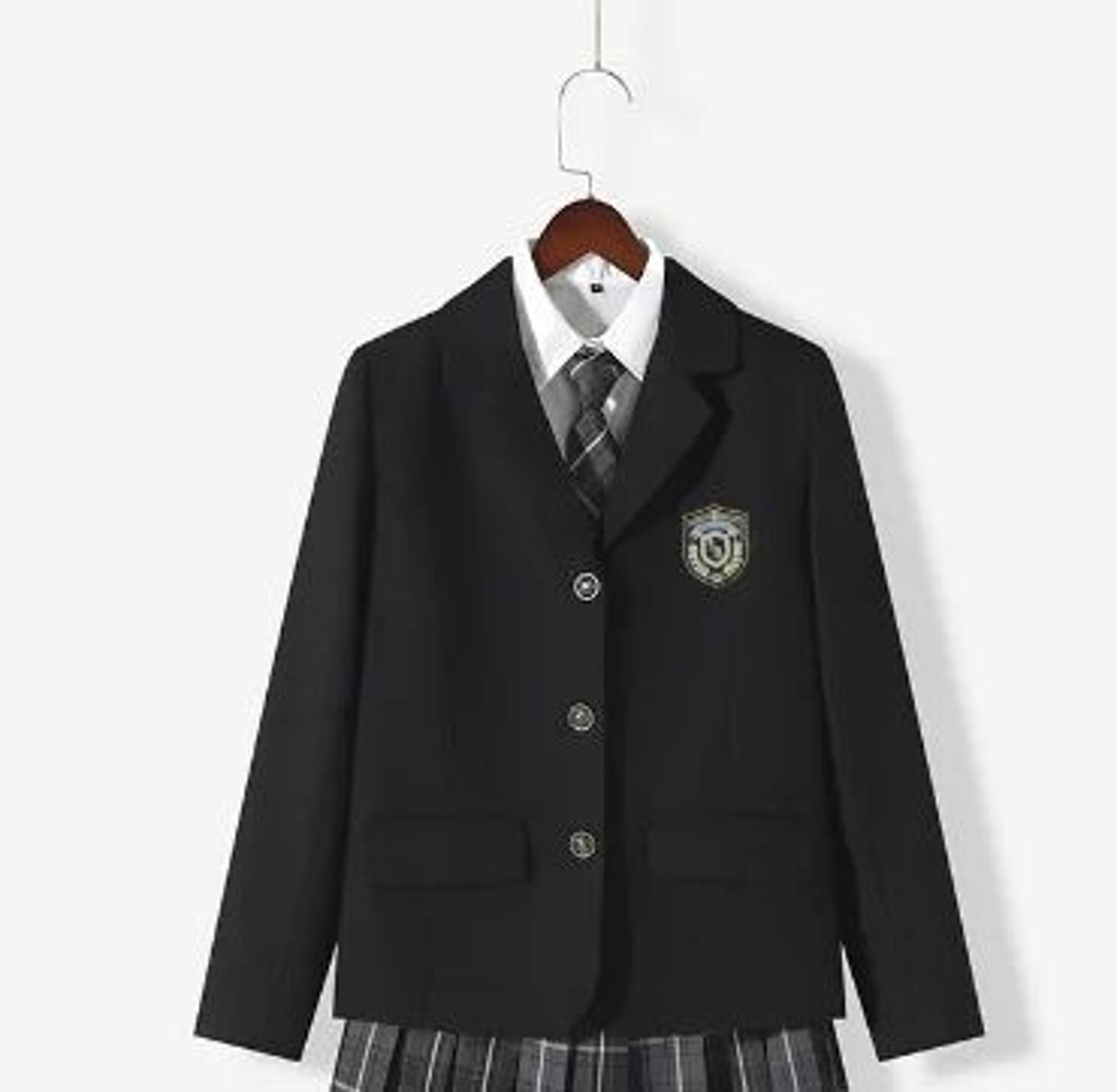 Japanese Sailor School Uniform Blazer Set  Anime JK Pleated Skirt Cosplay Outfit For Women 8