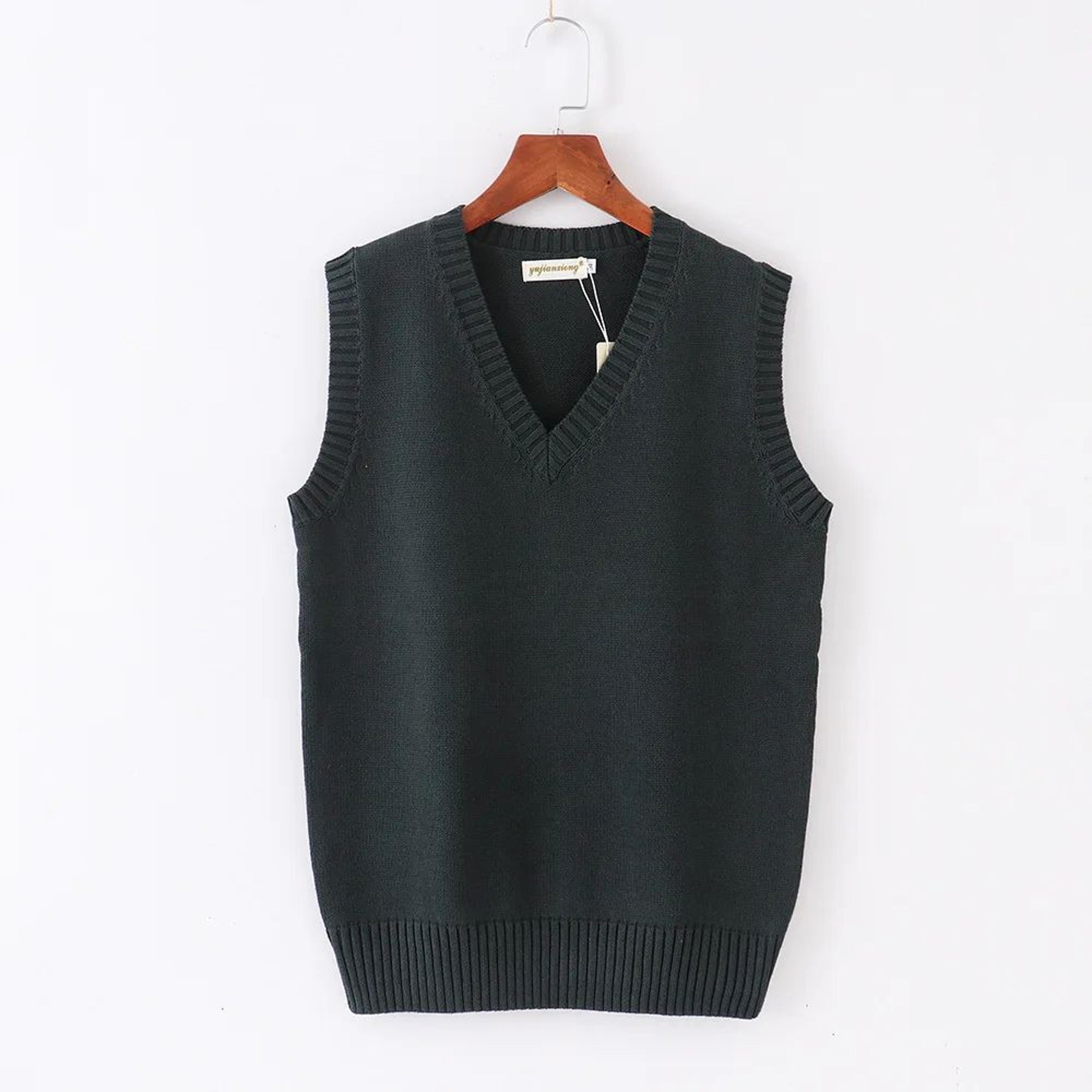 Japanese JK School Uniform Sweater Vest  Cute Anime VNeck Knit Cosplay Vest For Girls  Women 9
