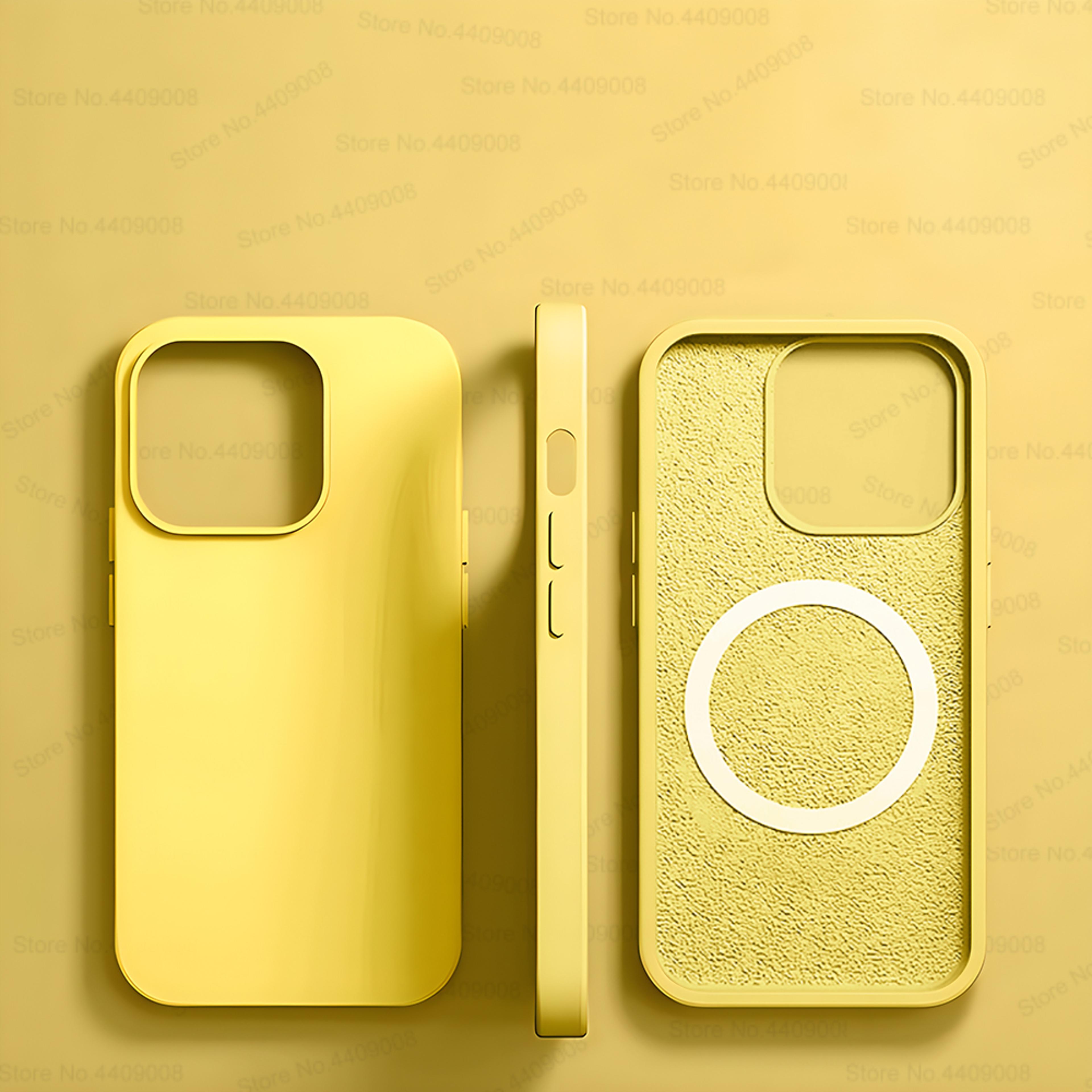 Magnetic MagSafe Phone Case For IPhone 15 14 13 12 Pro Max Plus  Liquid Silicone Soft Protective Co