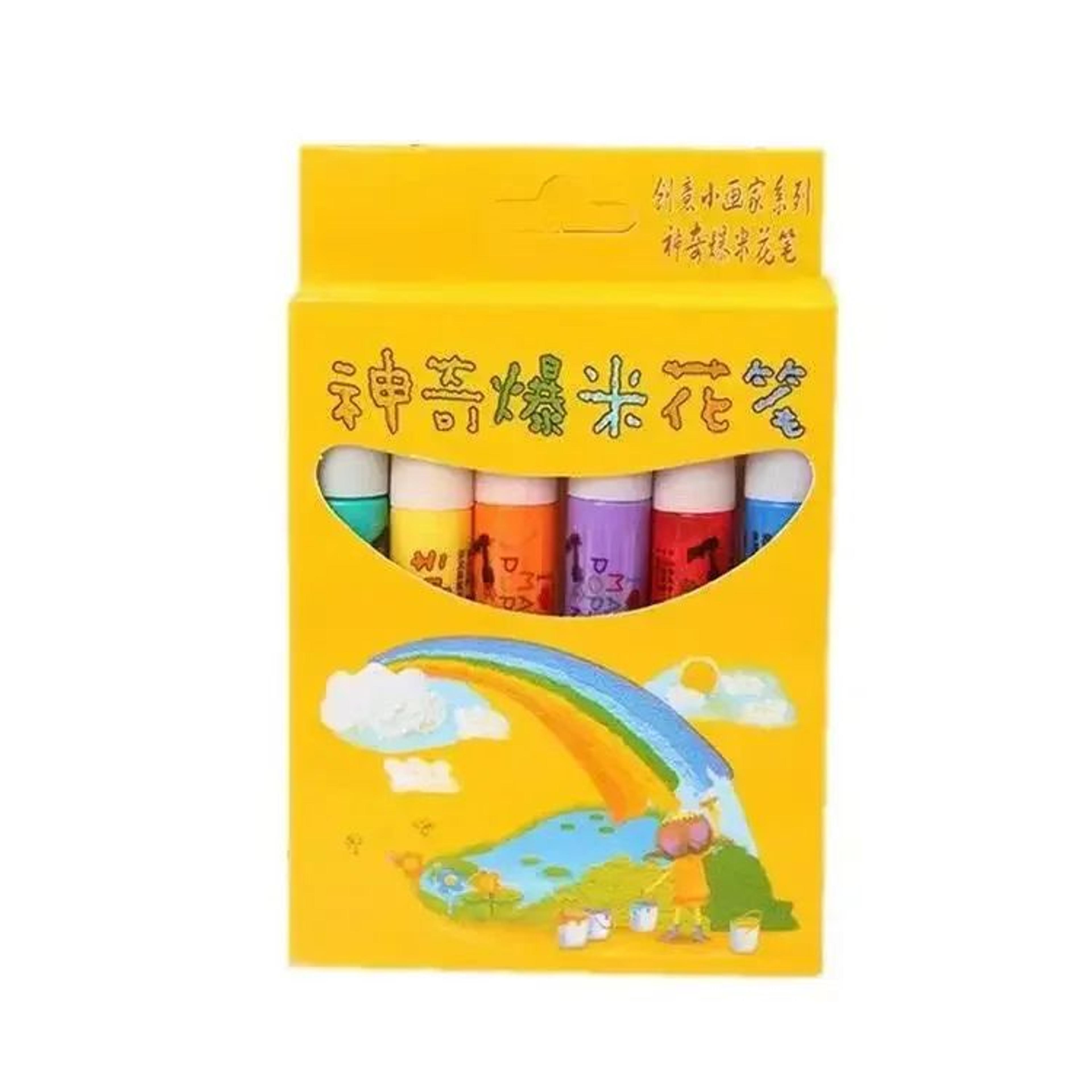 3D Popcorn Foam Marker Pen  Kids Magic Puffy Bubble Drawing Pen For Crafts  Art 6