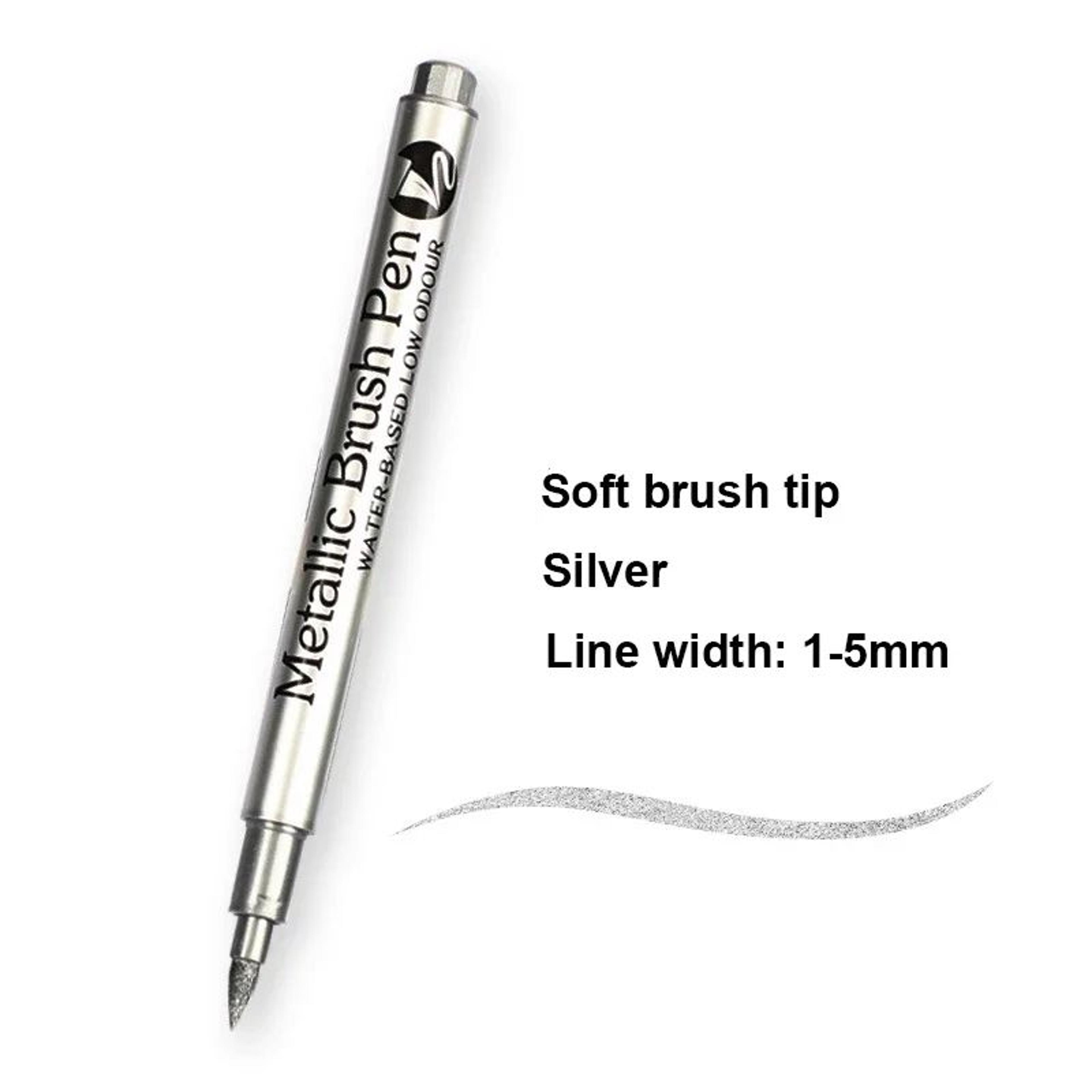 Permanent Gold  Silver Metallic Marker Pens  Shiny Art Markers For Crafts Scrapbooking  DIY Project 8