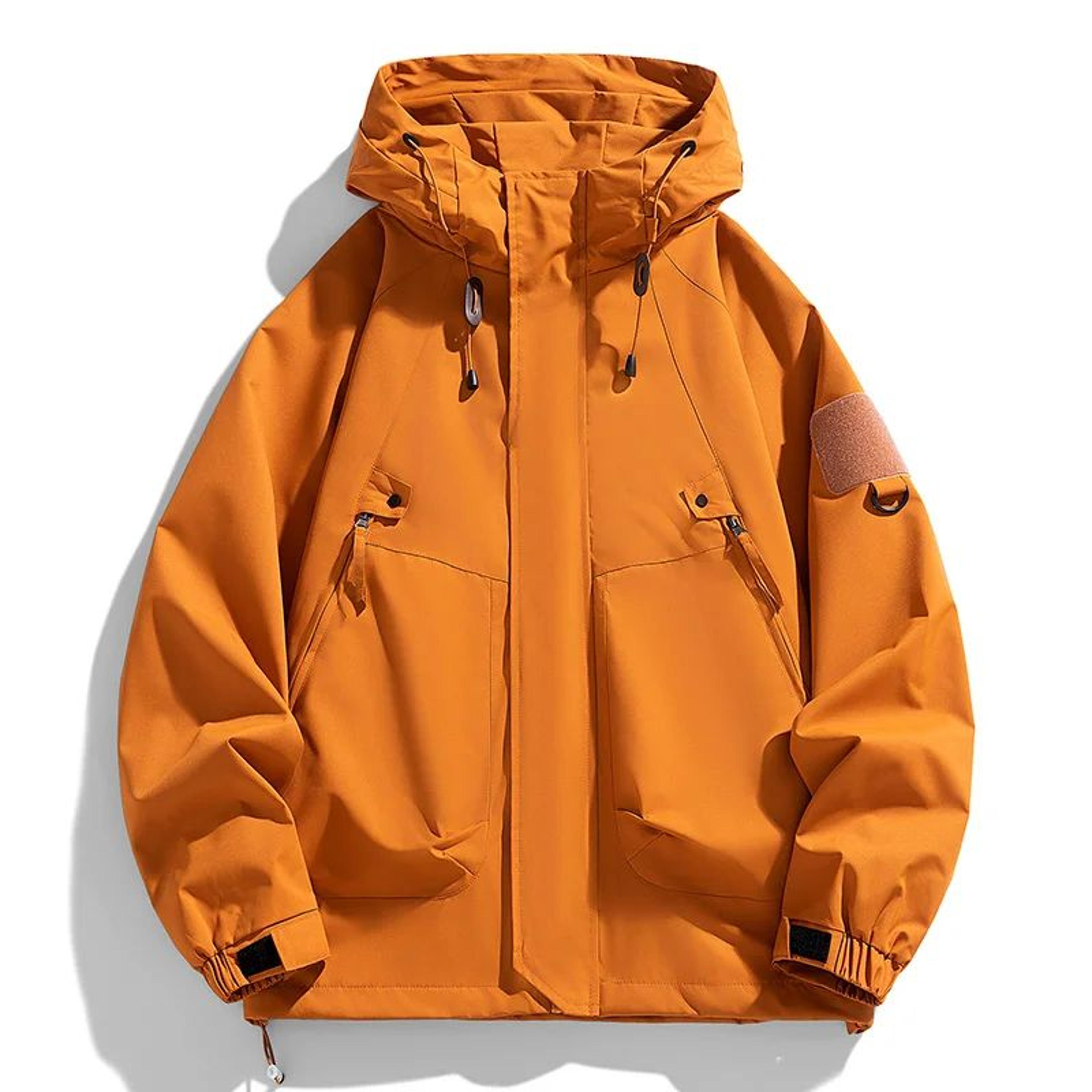 Mens Waterproof Hooded Windbreaker Jacket  Lightweight Softshell Bomber For Hiking Camping  Casual  7