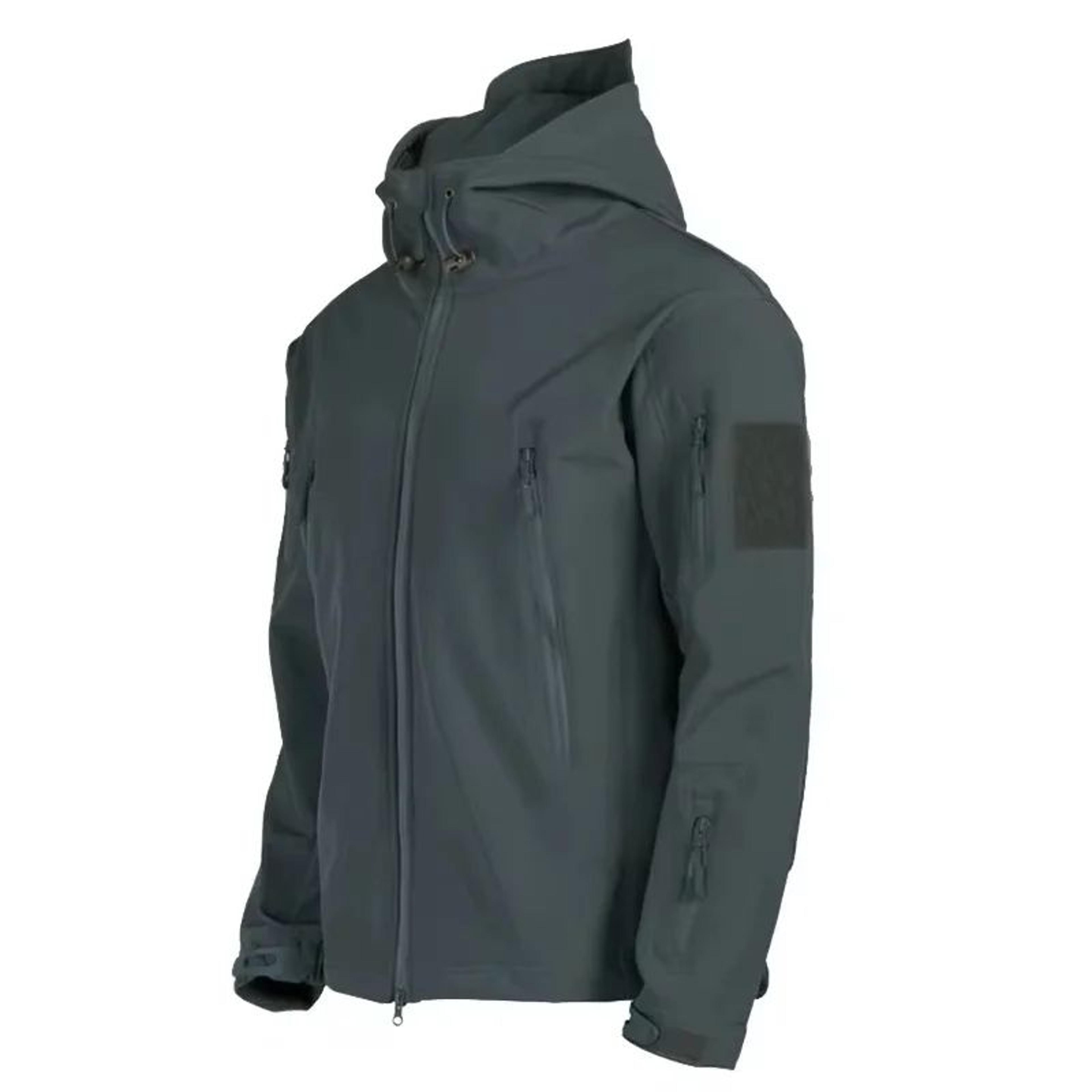 Mens Tactical Shark Skin Soft Shell Jacket  Windproof Waterproof Military Hooded Combat Bomber Coat 14