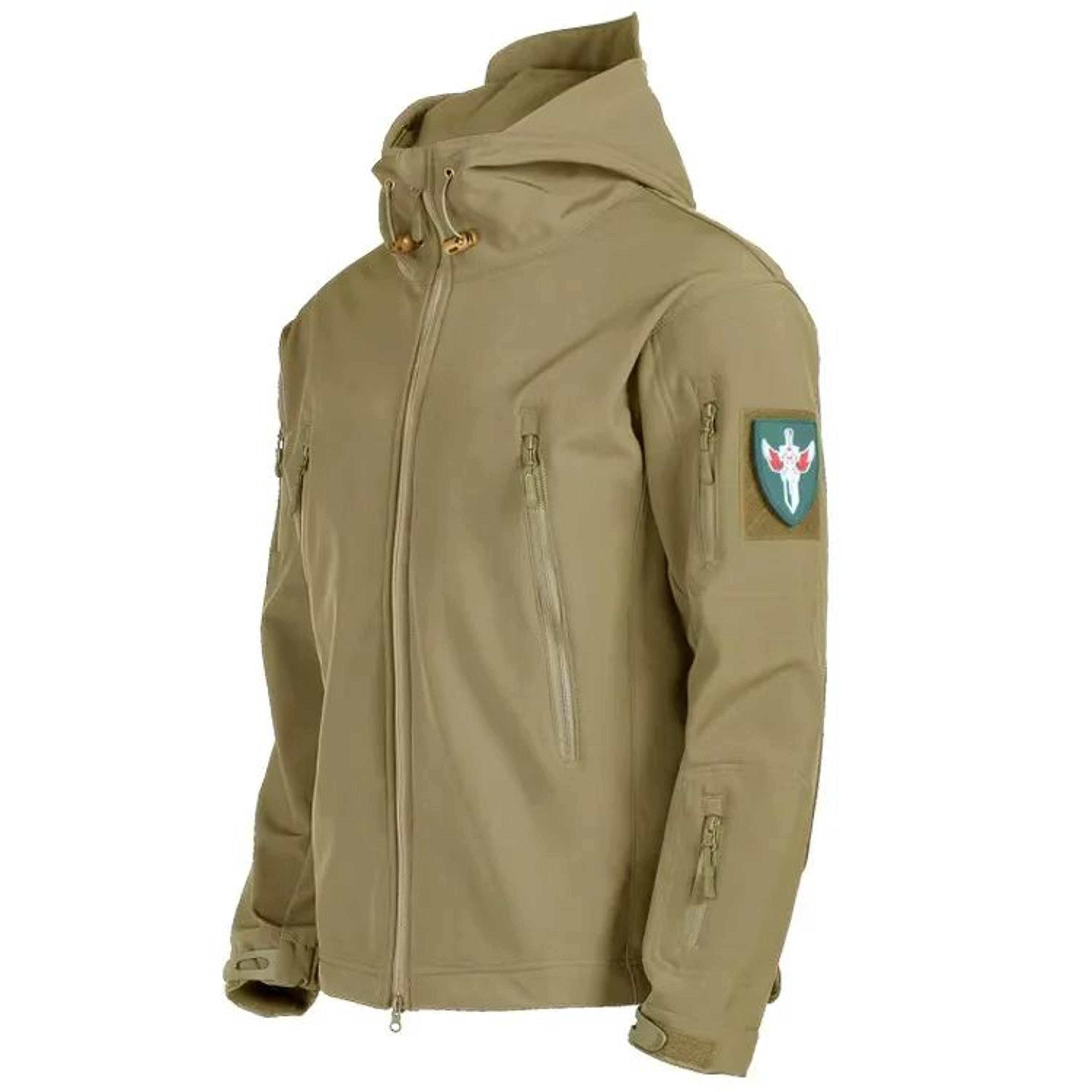 Mens Tactical Shark Skin Soft Shell Jacket  Windproof Waterproof Military Hooded Combat Bomber Coat 7